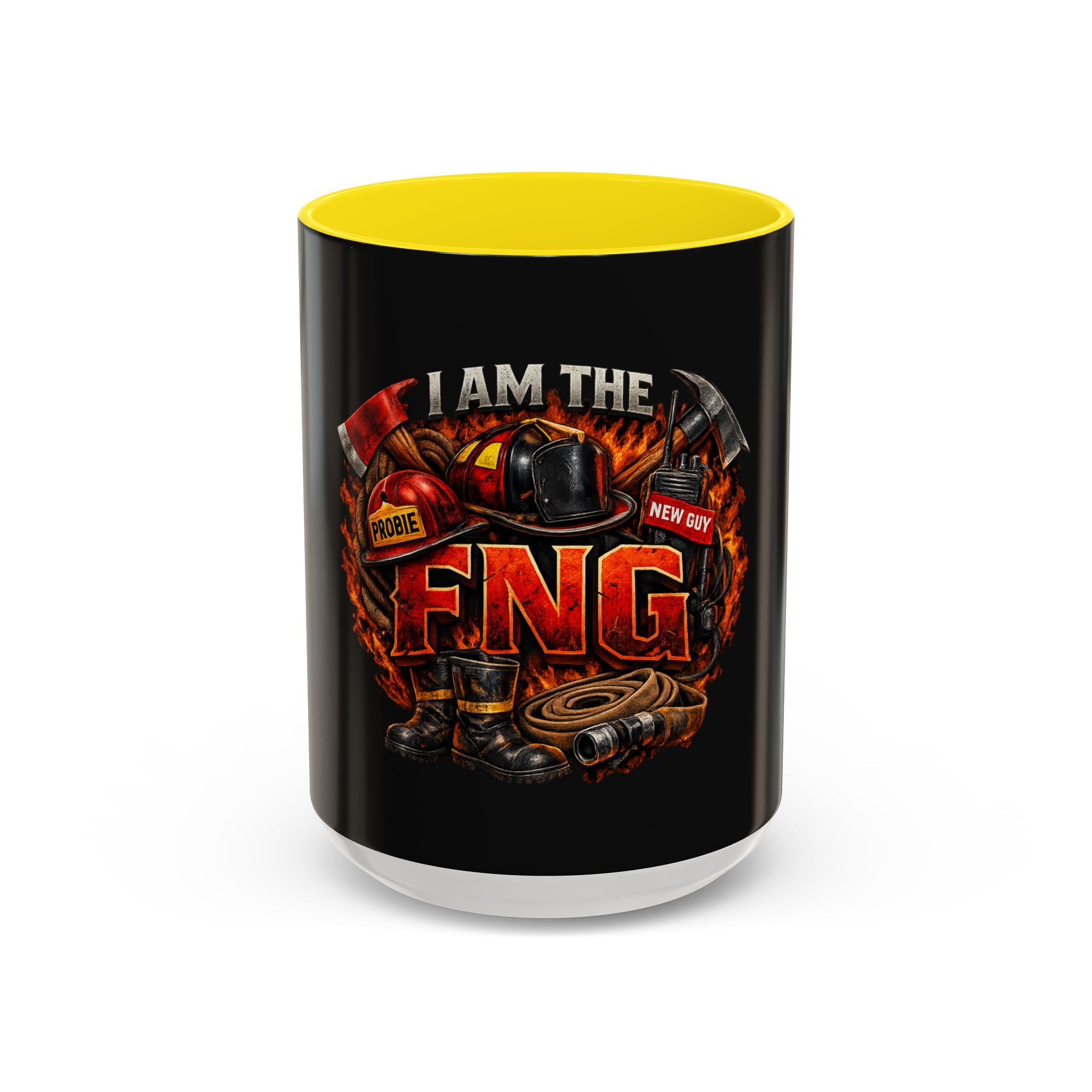 I Am The FNG Coffee Mug — Firefighter New Guy 11/15oz Accent Mug