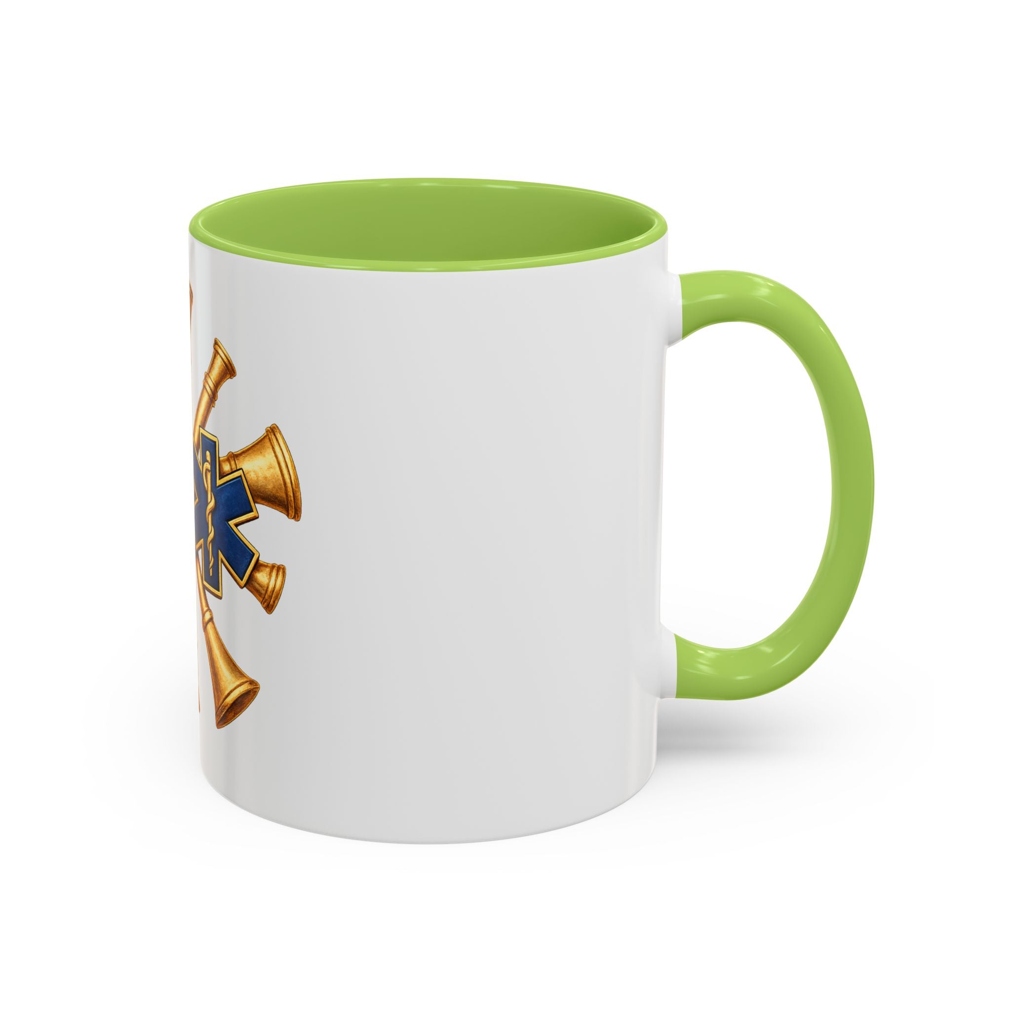 Fire Chief EMS & Firefighter Maltese Cross Coffee Mug — 911 Rescue Medical Emblem Accent Mug
