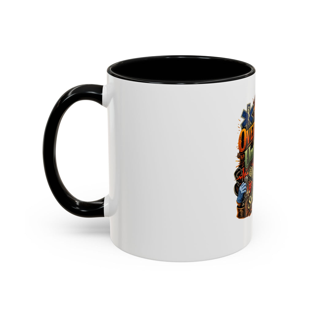 Overworked Underpaid Coffee Mug – "Still Worth It" Rustic Gift for Workers