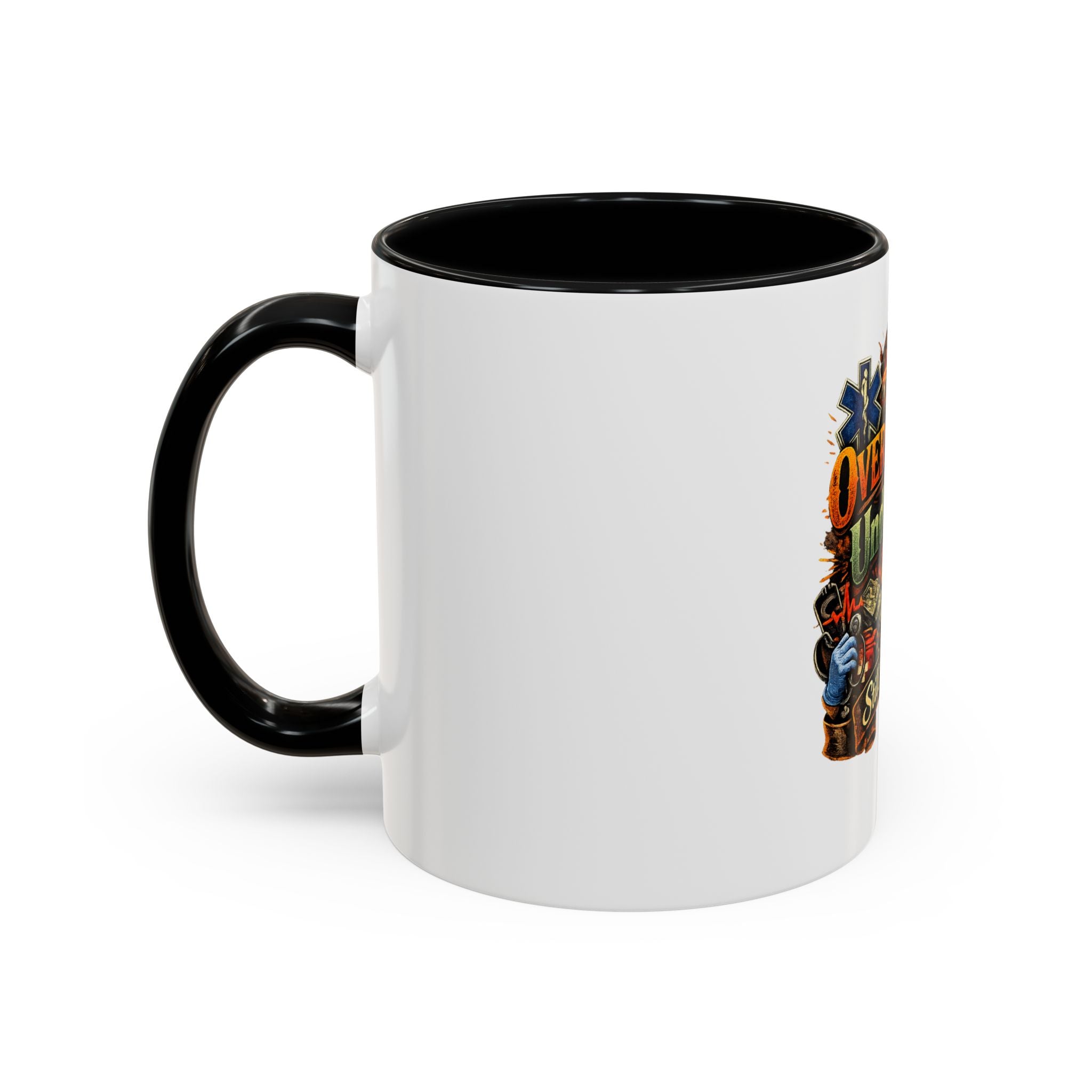 Overworked Underpaid Coffee Mug – "Still Worth It" Rustic Gift for Workers