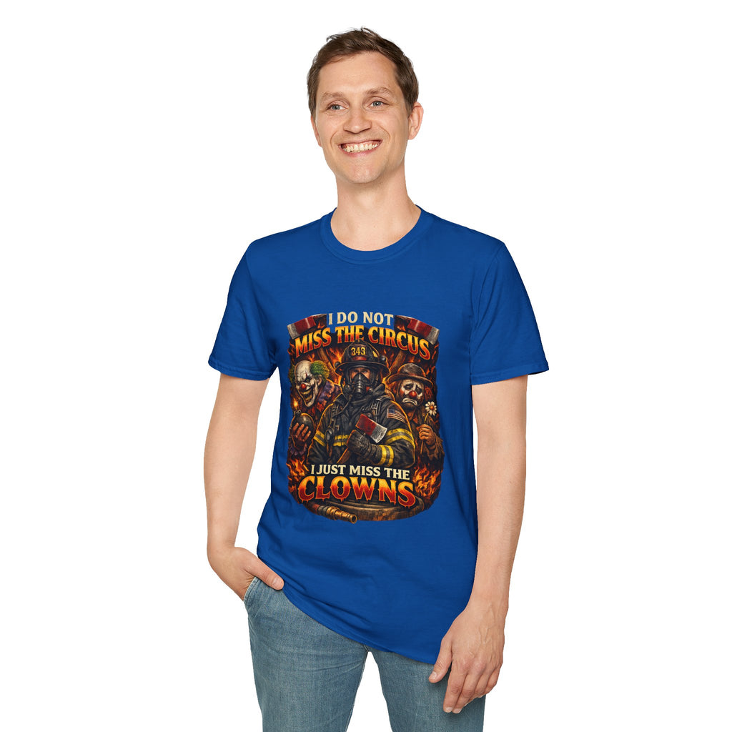 T-Shirt — "I Do Not Miss the Circus, I Just Miss the Clowns" Halloween Scary Clown Graphic Tee