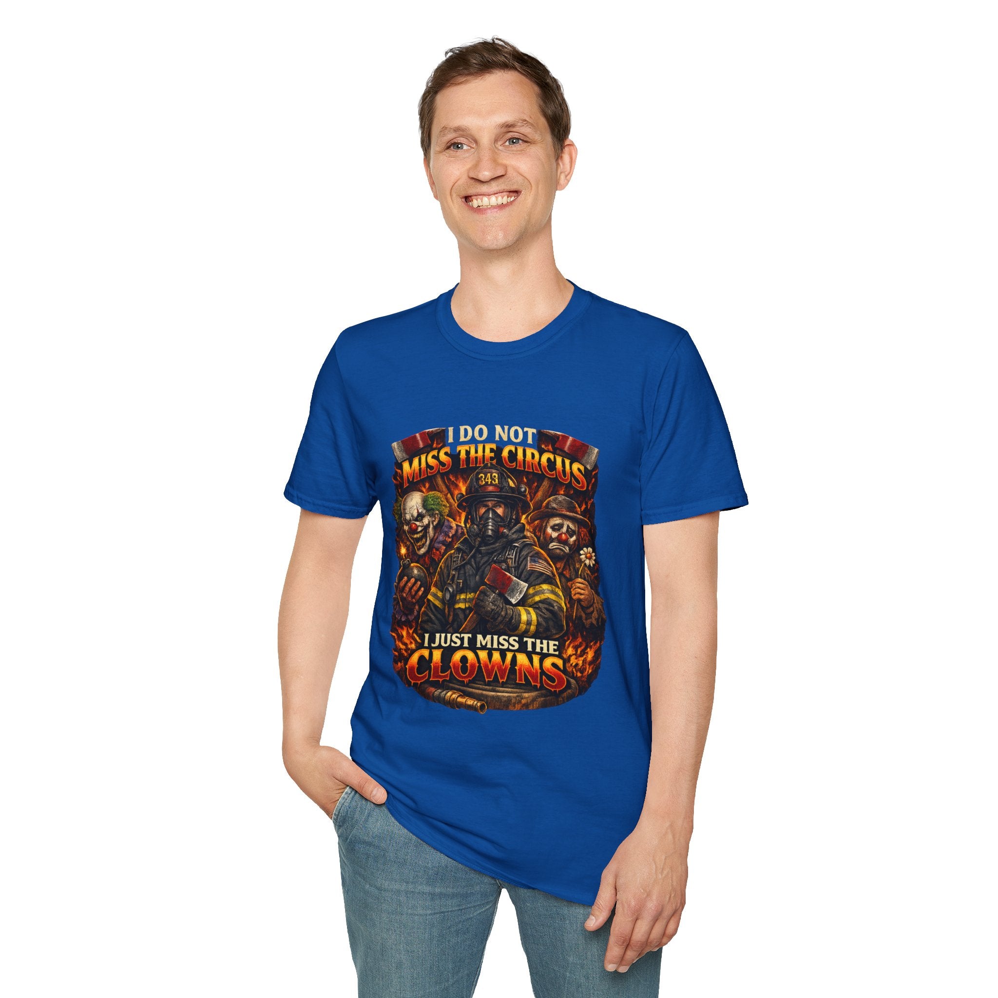 T-Shirt — "I Do Not Miss the Circus, I Just Miss the Clowns" Halloween Scary Clown Graphic Tee