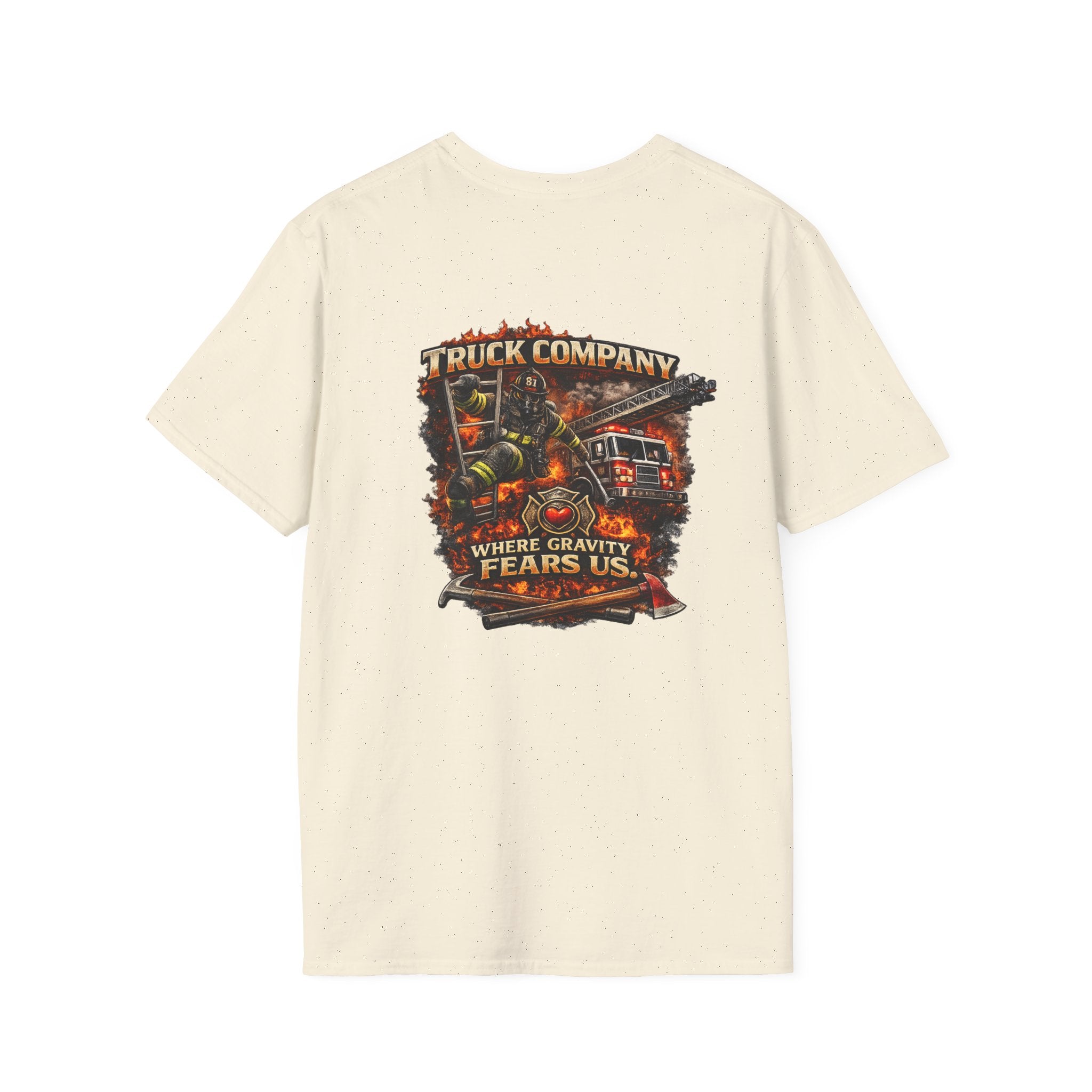 Truck Company T‑Shirt — 'Where Gravity Fears Us'