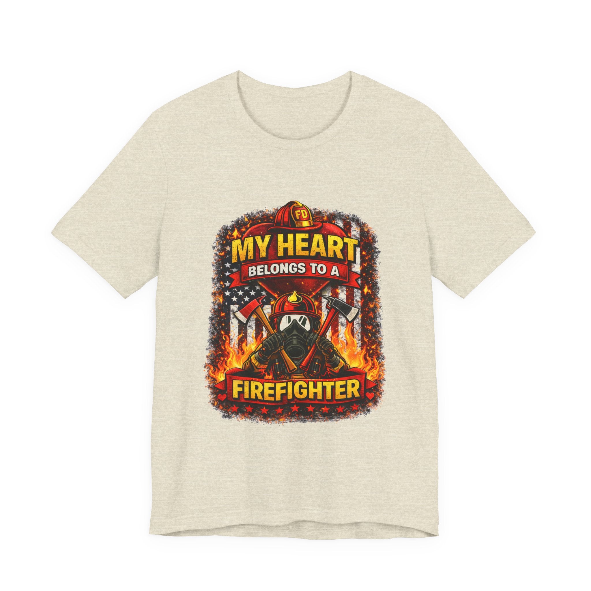 My Heart Belongs to a Firefighter T-Shirt