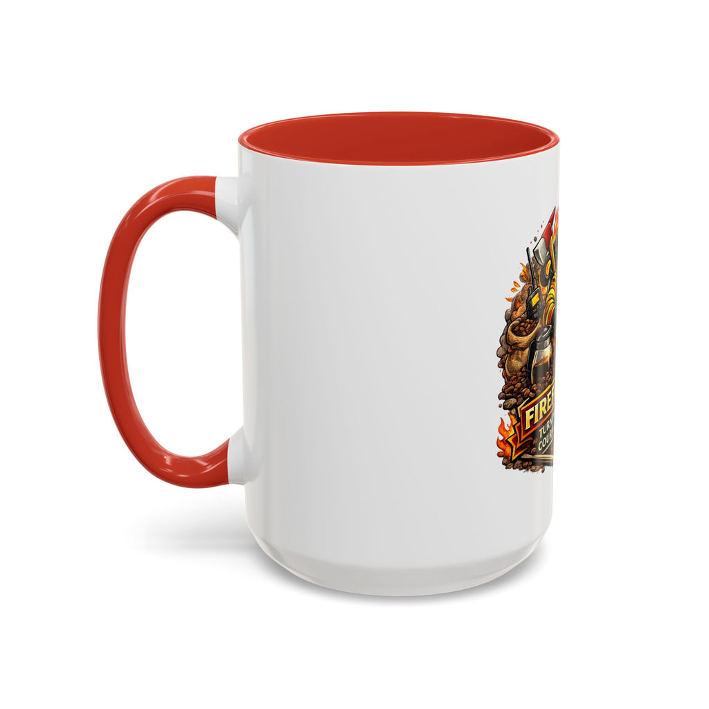 Firefighters Coffee Mug — "Turning Coffee Into Courage Since Forever" (11/15oz)