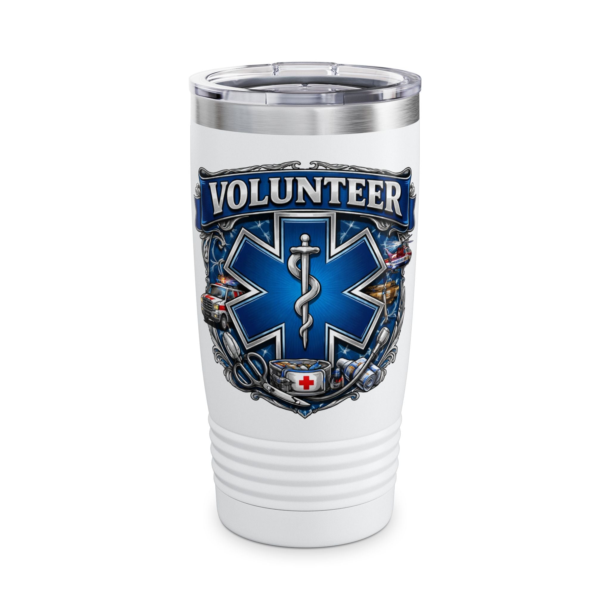 Volunteer EMT 20oz Tumbler – Medical Rescue Stainless Travel Cup