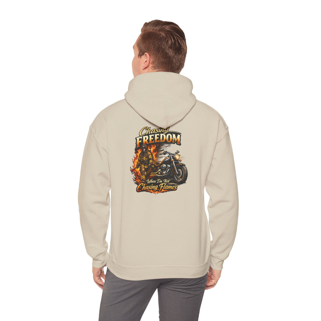 Freedom Motorcycle Hoodie — Chasing Flame Biker Hooded Sweatshirt