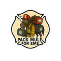 Pack Mule for EMS Kiss-Cut Sticker — Funny Paramedic / EMT Medical Rescue Decal