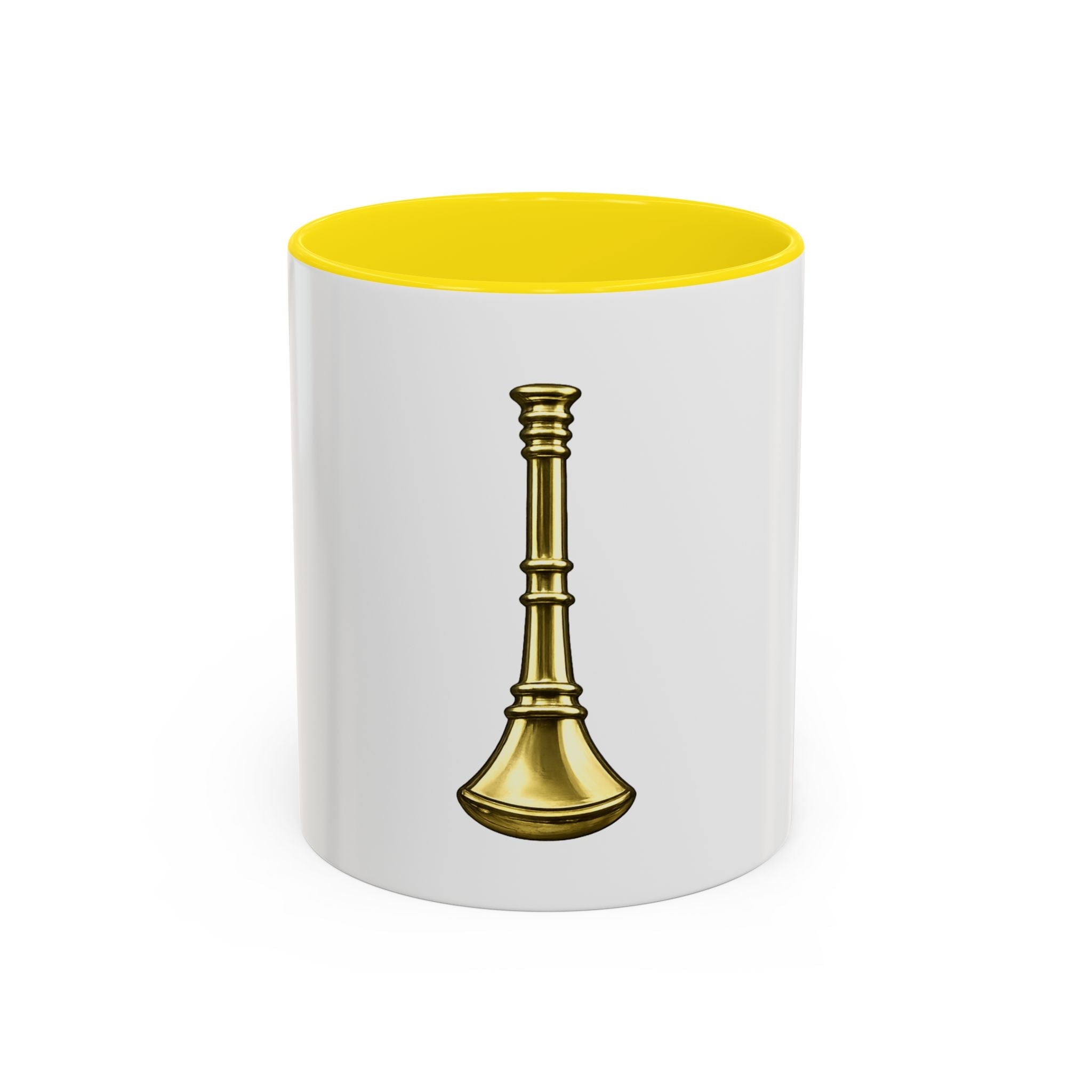Fire Lieutenant Accent Coffee Mug — Rank Insignia Coffee Cup (11/15oz)