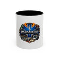 Paramedic Emblem Accent Coffee Mug — EMS Star of Life Design
