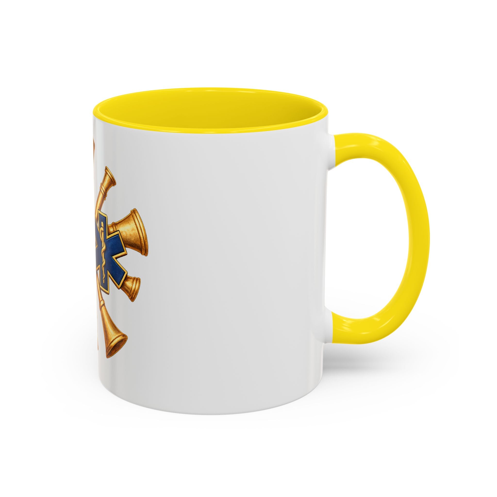 Fire Chief EMS & Firefighter Maltese Cross Coffee Mug — 911 Rescue Medical Emblem Accent Mug