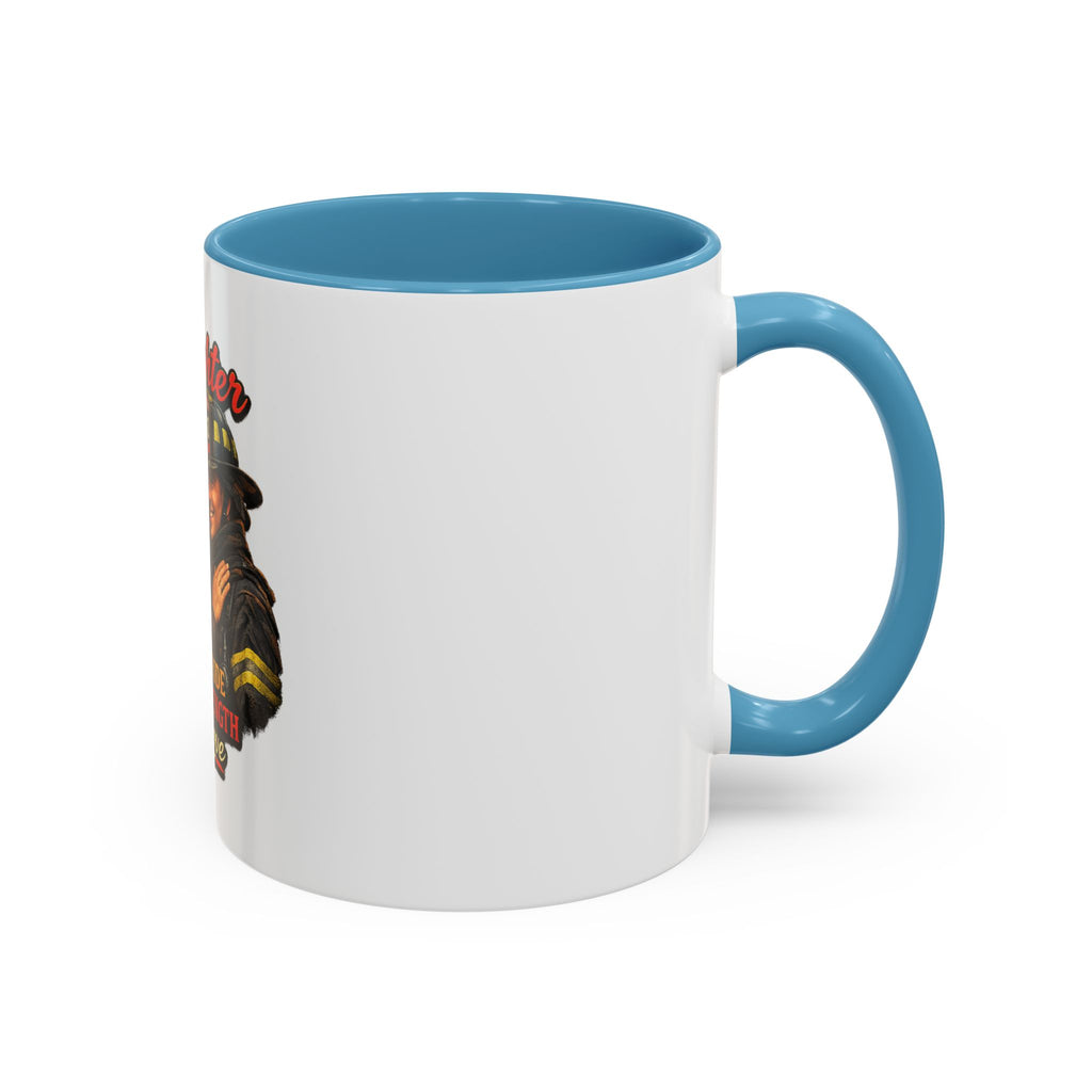 Firefighter Mom Coffee Mug — "Part Pride, Part Strength, All Love" (11/15oz)