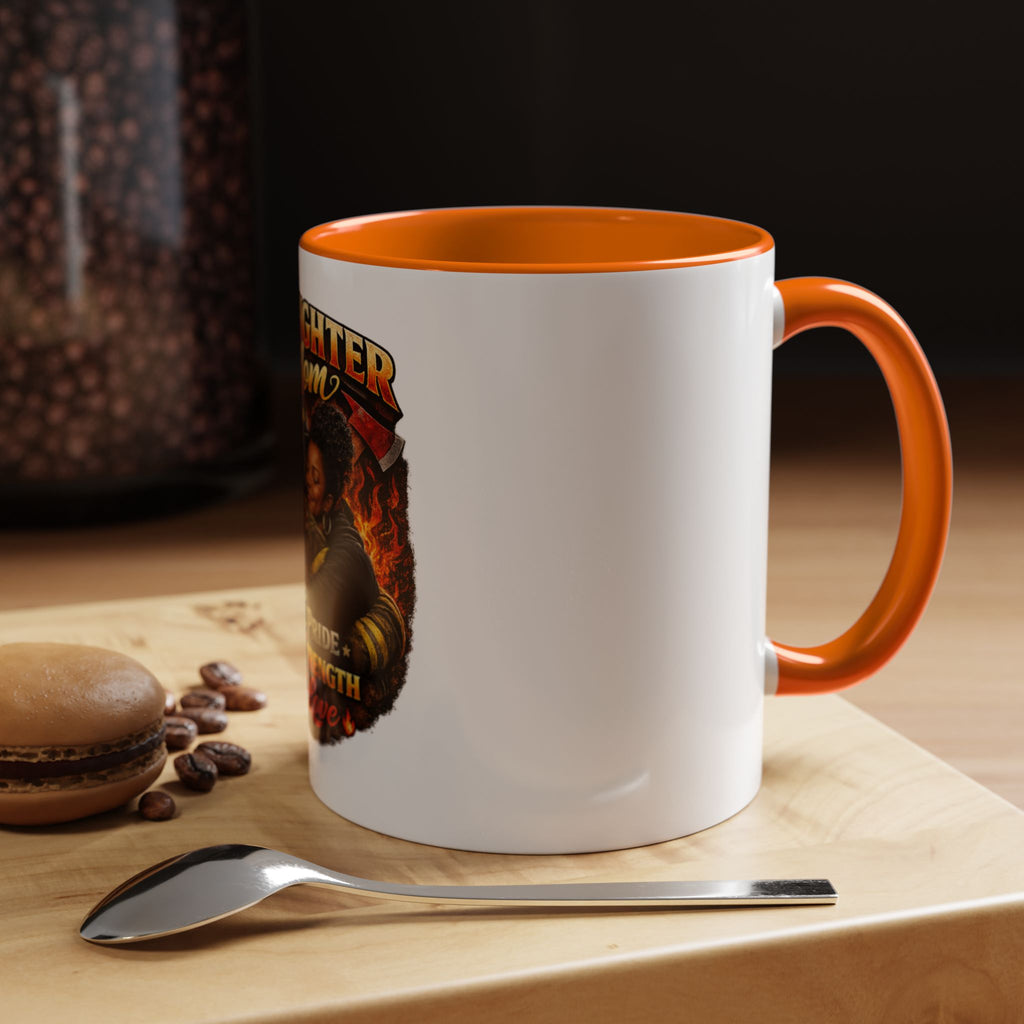 Firefighter Mom Coffee Mug — "Part Pride, Part Strength, All Love" (11/15oz)