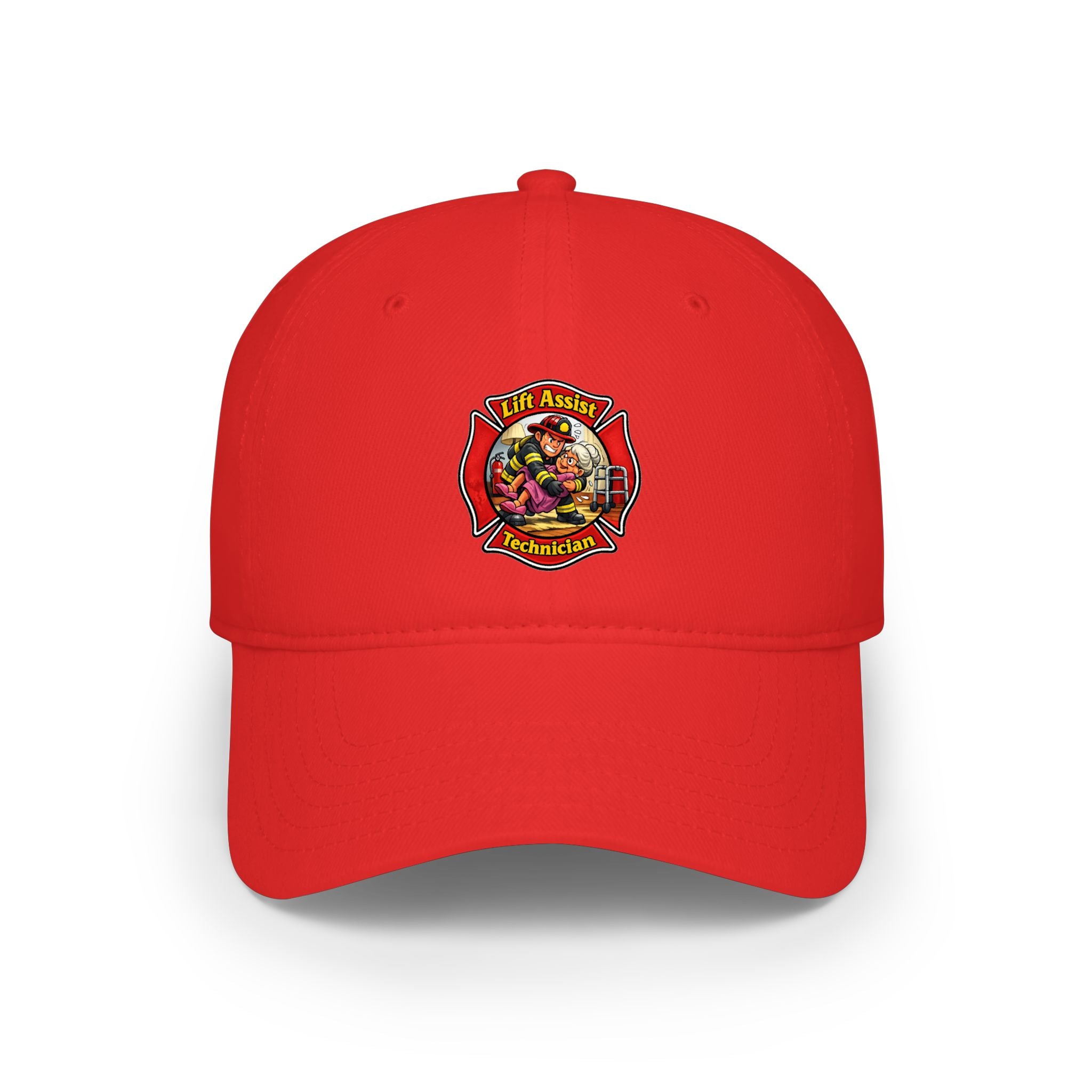 Firefighter Maltese Cross Cap — "Lift Assist Technician"