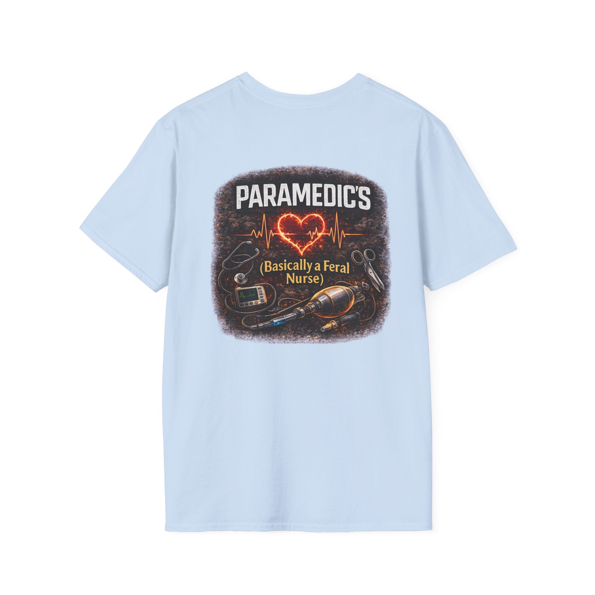 Paramedic T-Shirt — "Paramedic's (Basically a Feral Nurse)" Graphic Tee