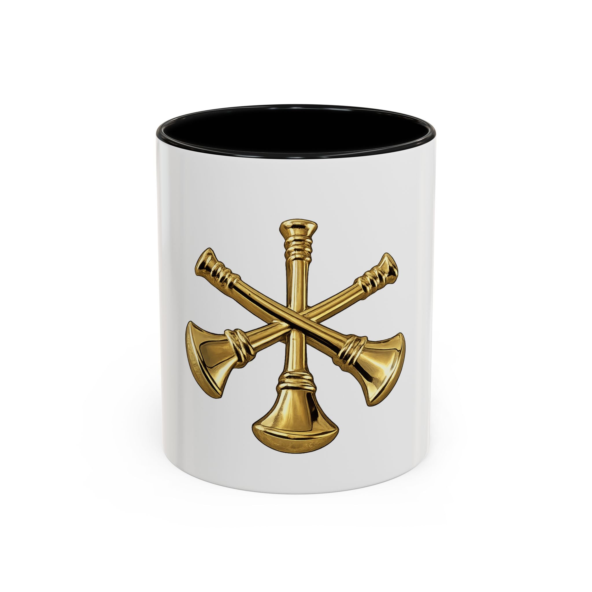 Fire Deputy Chief Accent Coffee Mug — Fire Division Chief Rank Graphic (11/15oz)