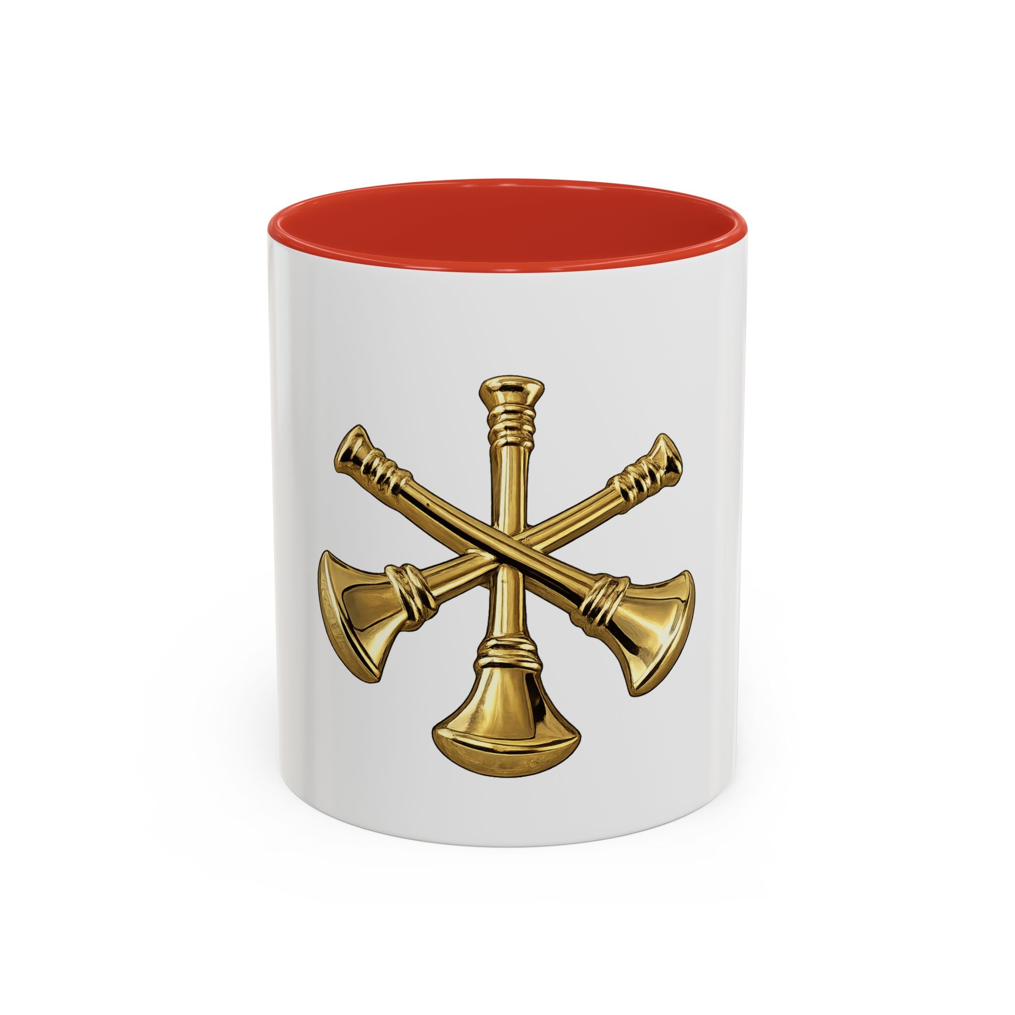 Fire Deputy Chief Accent Coffee Mug — Fire Division Chief Rank Graphic (11/15oz)