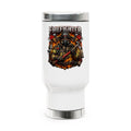 Firefighter Travel Mug – 14oz Stainless Steel Insulated Handle Mug (“Firefighter” Graphic)