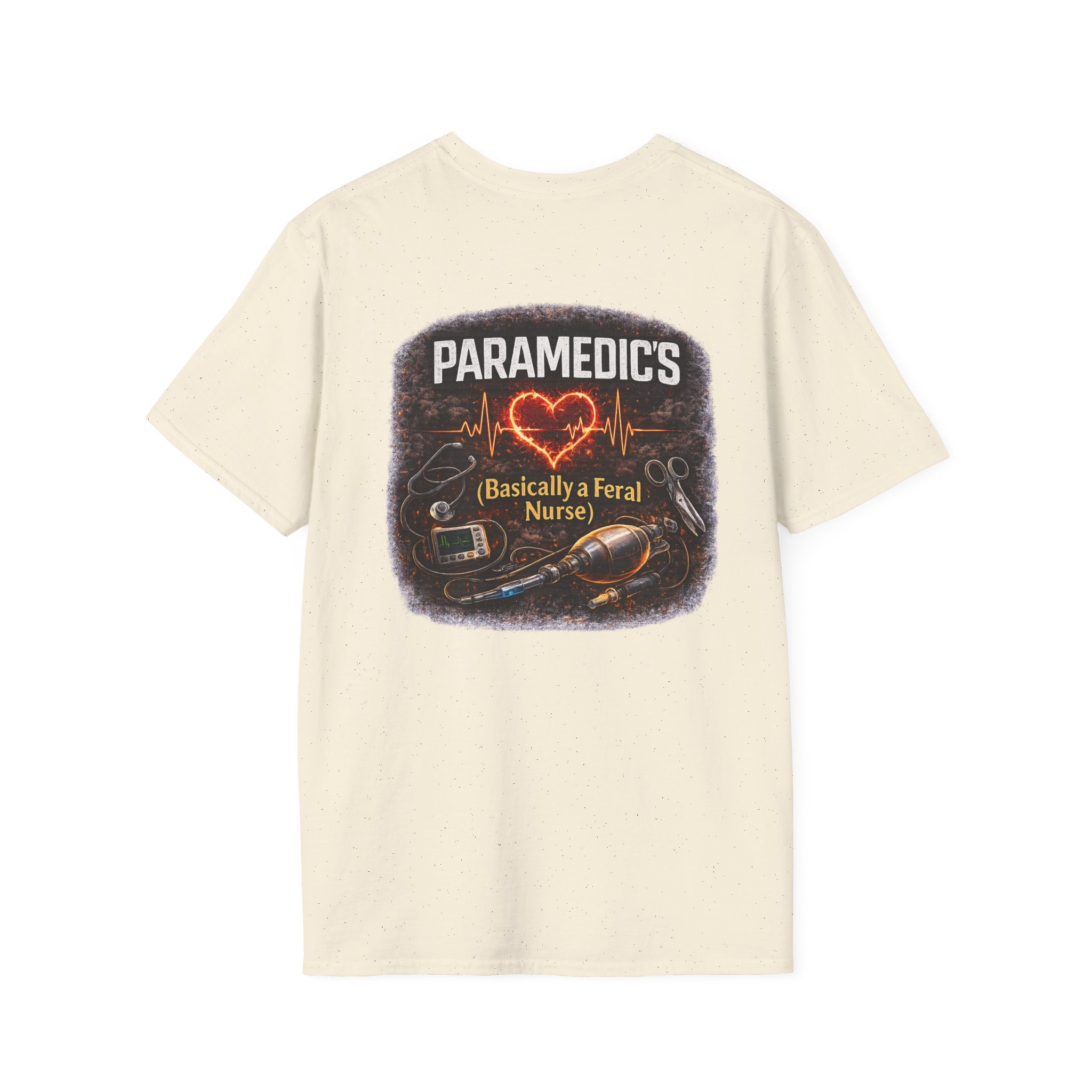 Paramedic T-Shirt — "Paramedic's (Basically a Feral Nurse)" Graphic Tee