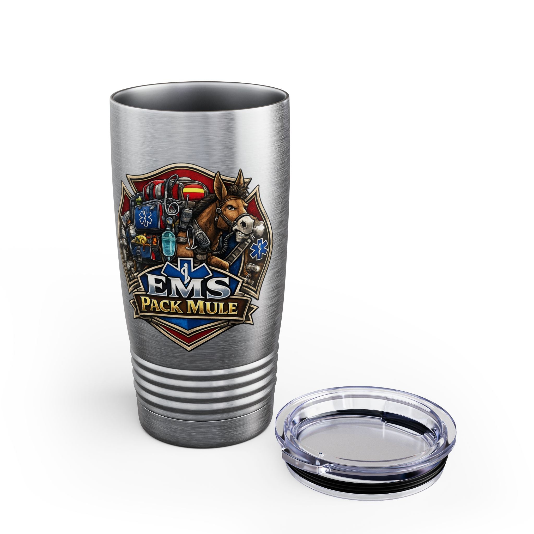 EMS Pack Mule 20oz Tumbler — Emergency Medic Travel Cup