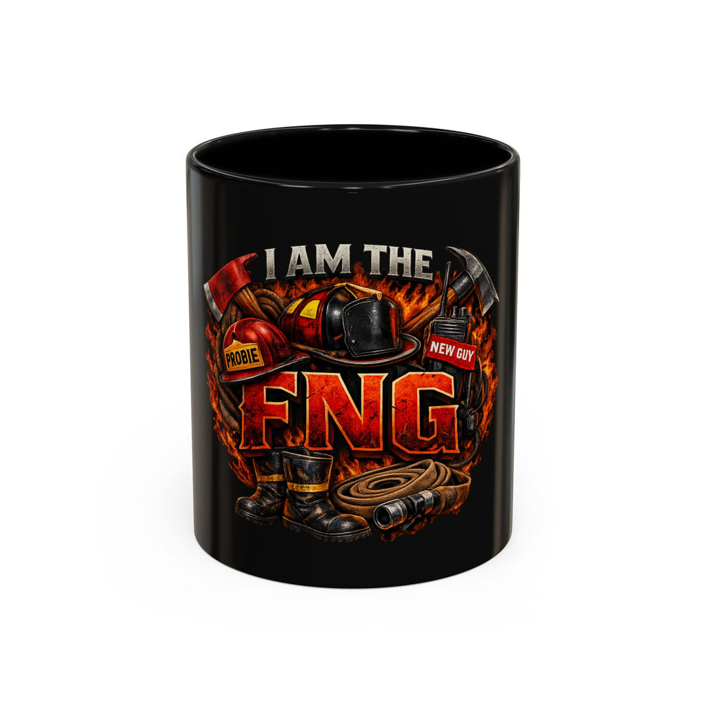 I Am The FNG Coffee Mug — Firefighter New Guy 11/15oz Accent Mug