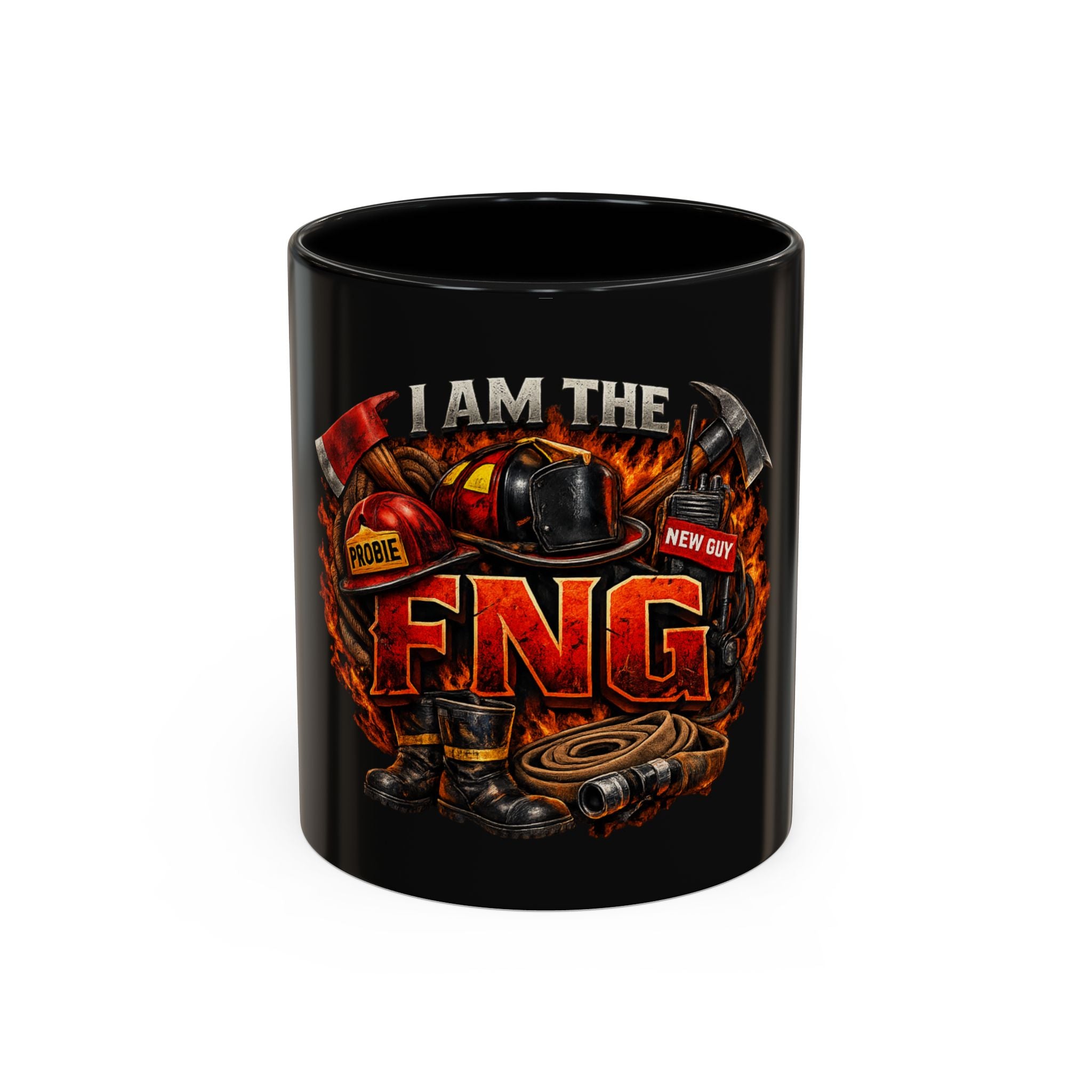 I Am The FNG Coffee Mug — Firefighter New Guy 11/15oz Accent Mug