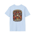 Firefighter Skull T-Shirt — “With Great Mustache Comes Great Responsibility” Graphic Tee