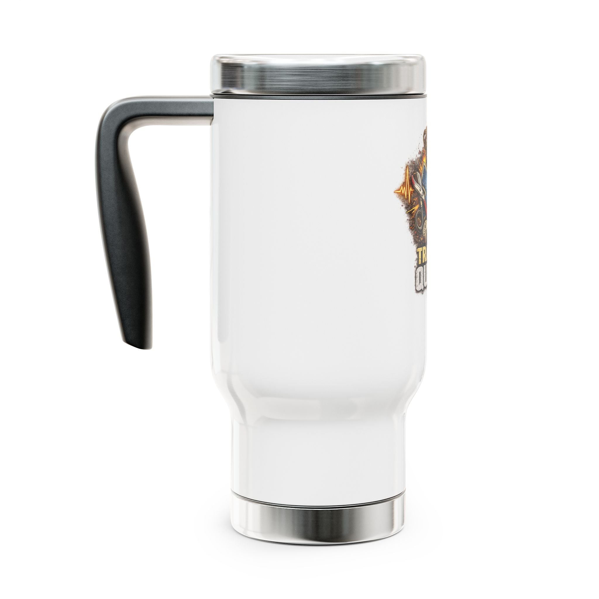 Trauma Queen Stainless Steel Travel Mug (14oz) – Medical EMT Paramedic Crown Design