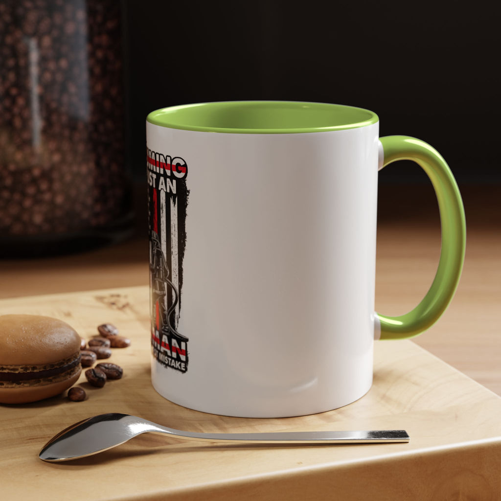 Coffee Mug - "Assuming I'm Just An Old Man" Firefighter Tribute Accent Mug (11/15oz)