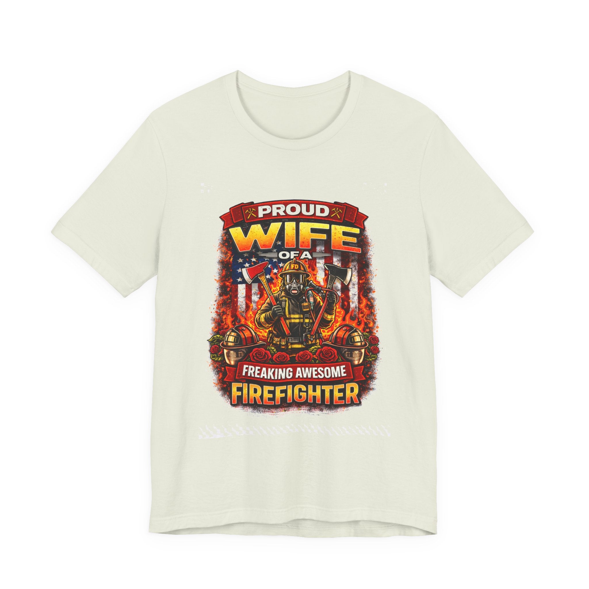 Proud Wife of a Freaking Awesome Firefighter T-Shirt