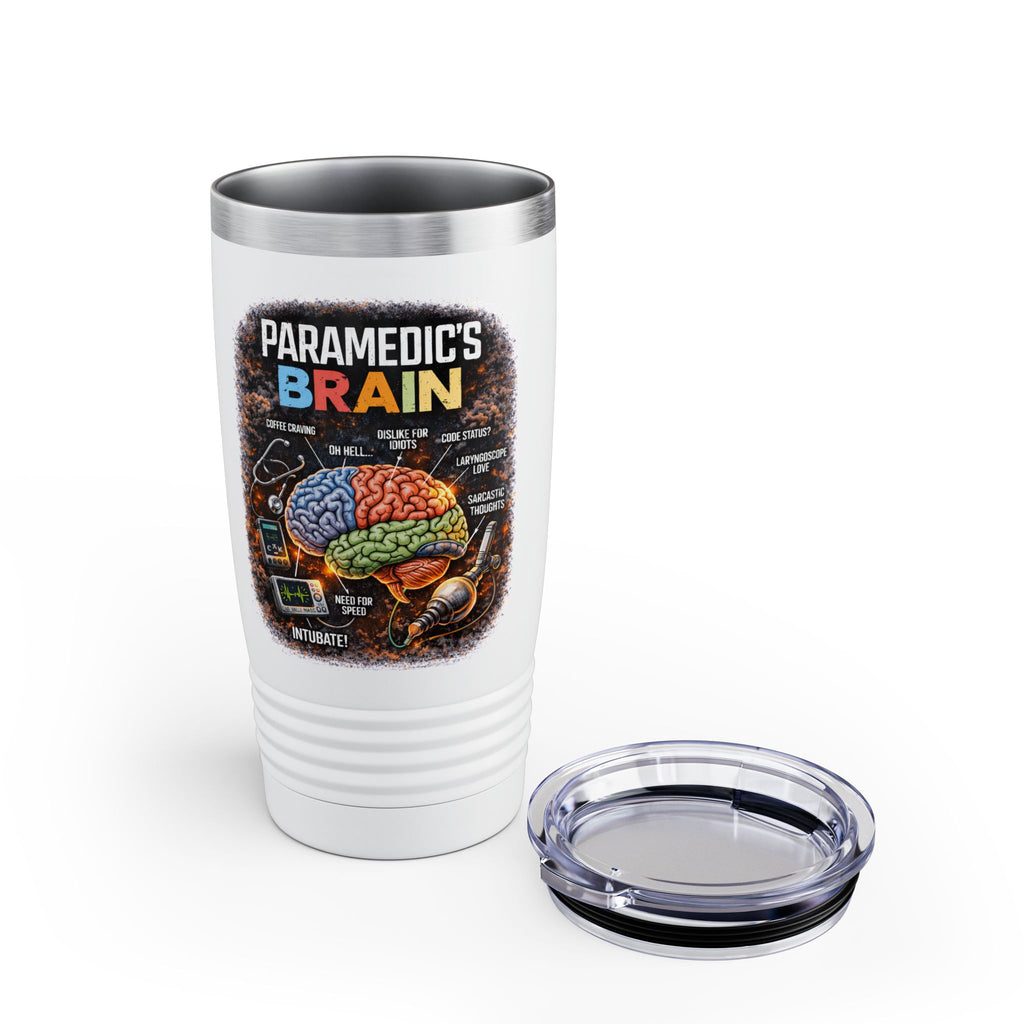 Paramedic's Brain 20oz Insulated Tumbler – EMT Gift
