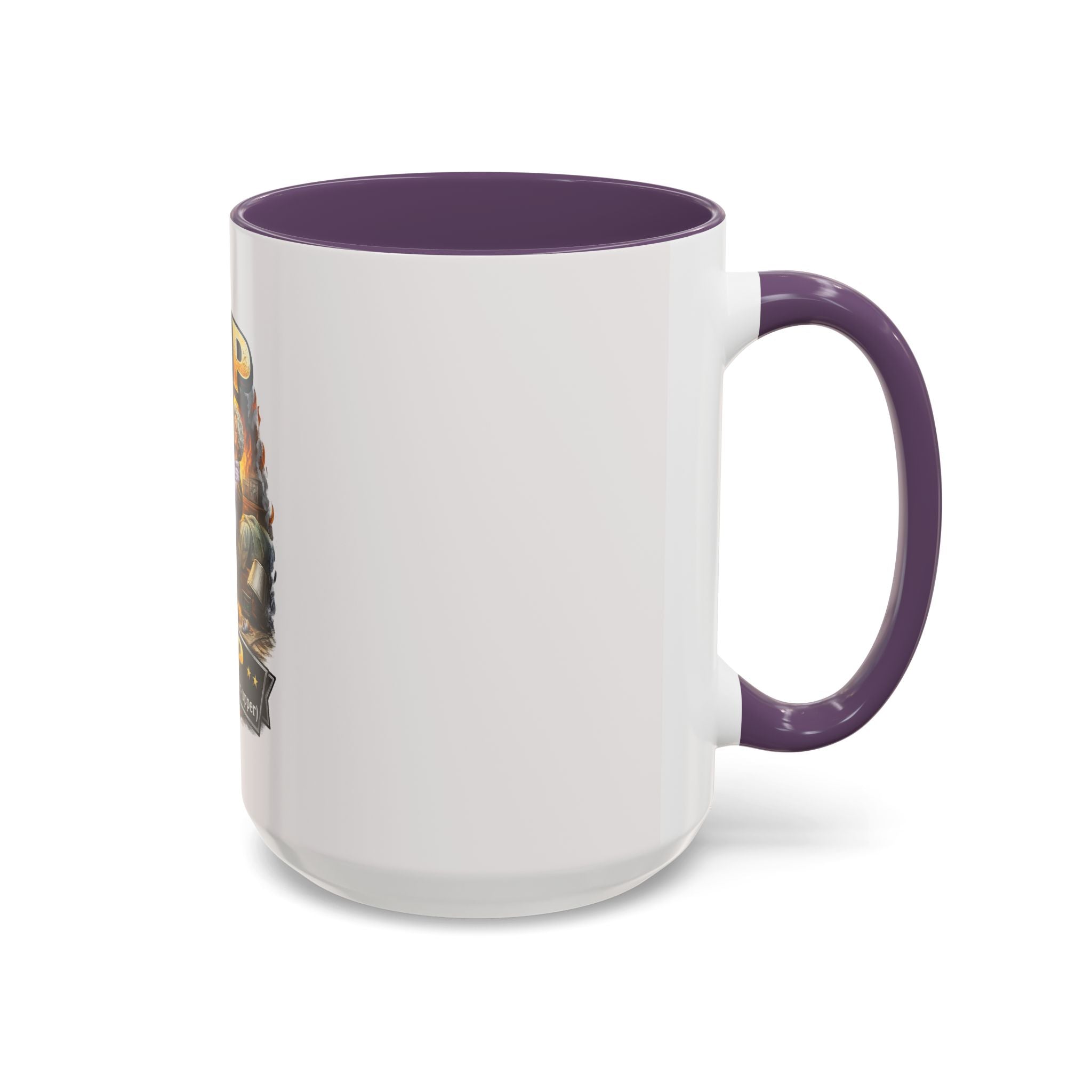Firefighter Coffee Cup "MVP Most Valuable Picker-upper" Accent Coffee Mug (11, 15oz)