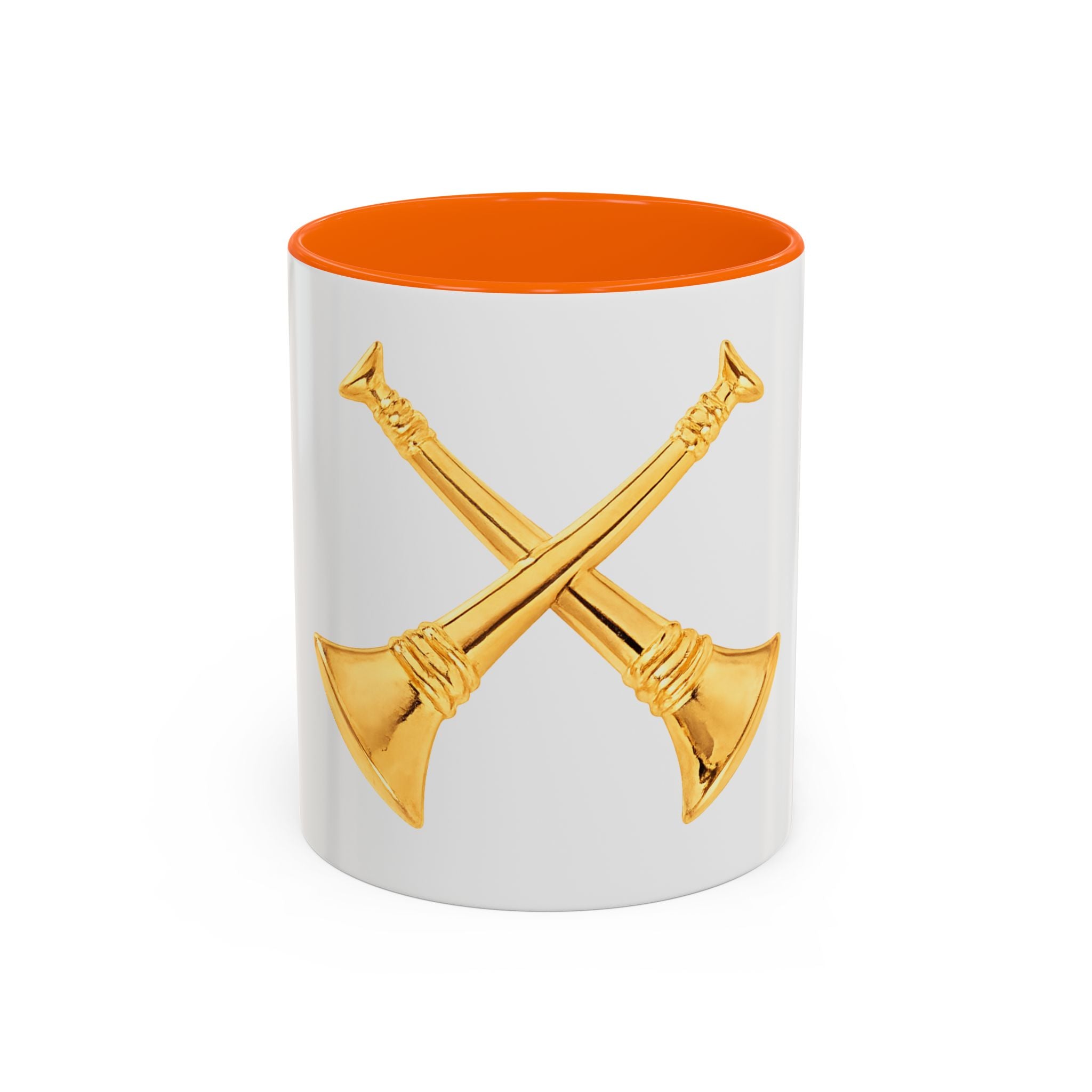 Battalion Chief Collar Insignia Accent Coffee Mug — Firefighter Rank Design (11/15oz)