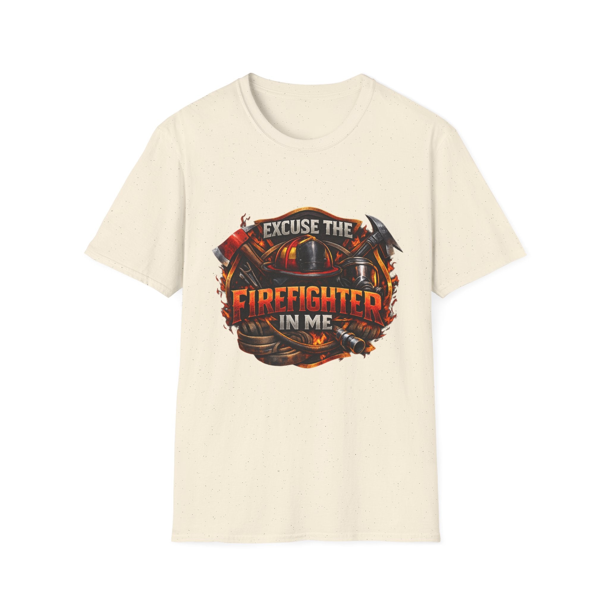 Excuse the Firefighter In Me T-Shirt — Firefighter Pride Graphic Tee