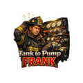 Firefighter 'Tank to Pump Frank' Kiss-Cut Sticker — Funny Fire Crew Decal