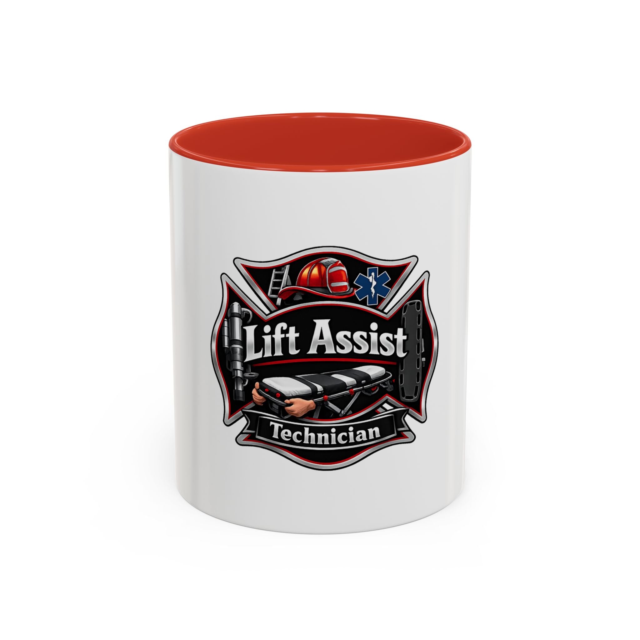 Lift Assist Technician Coffee Mug — Emergency Rescue EMT Firefighter Tribute (11/15 oz)