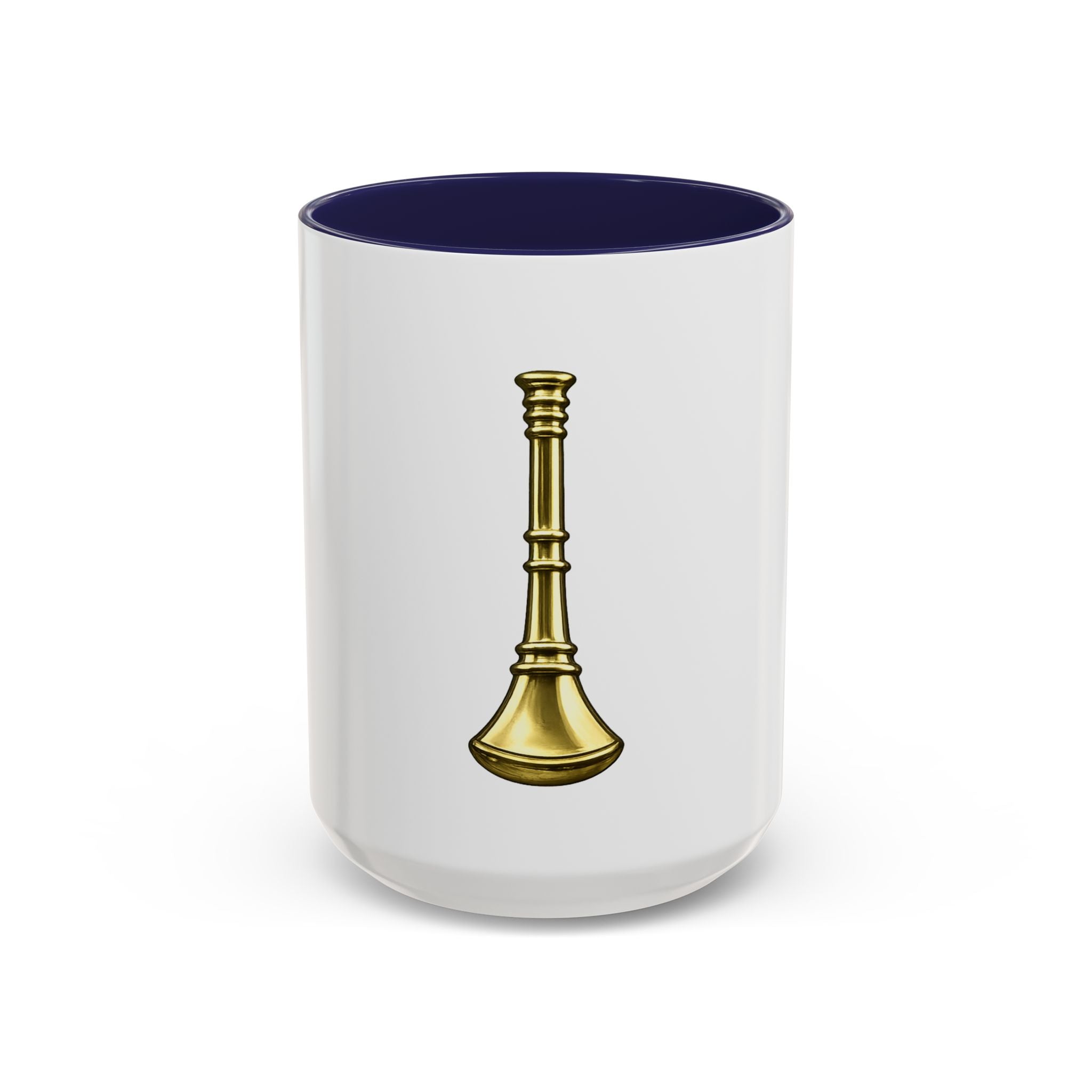 Fire Lieutenant Accent Coffee Mug — Rank Insignia Coffee Cup (11/15oz)