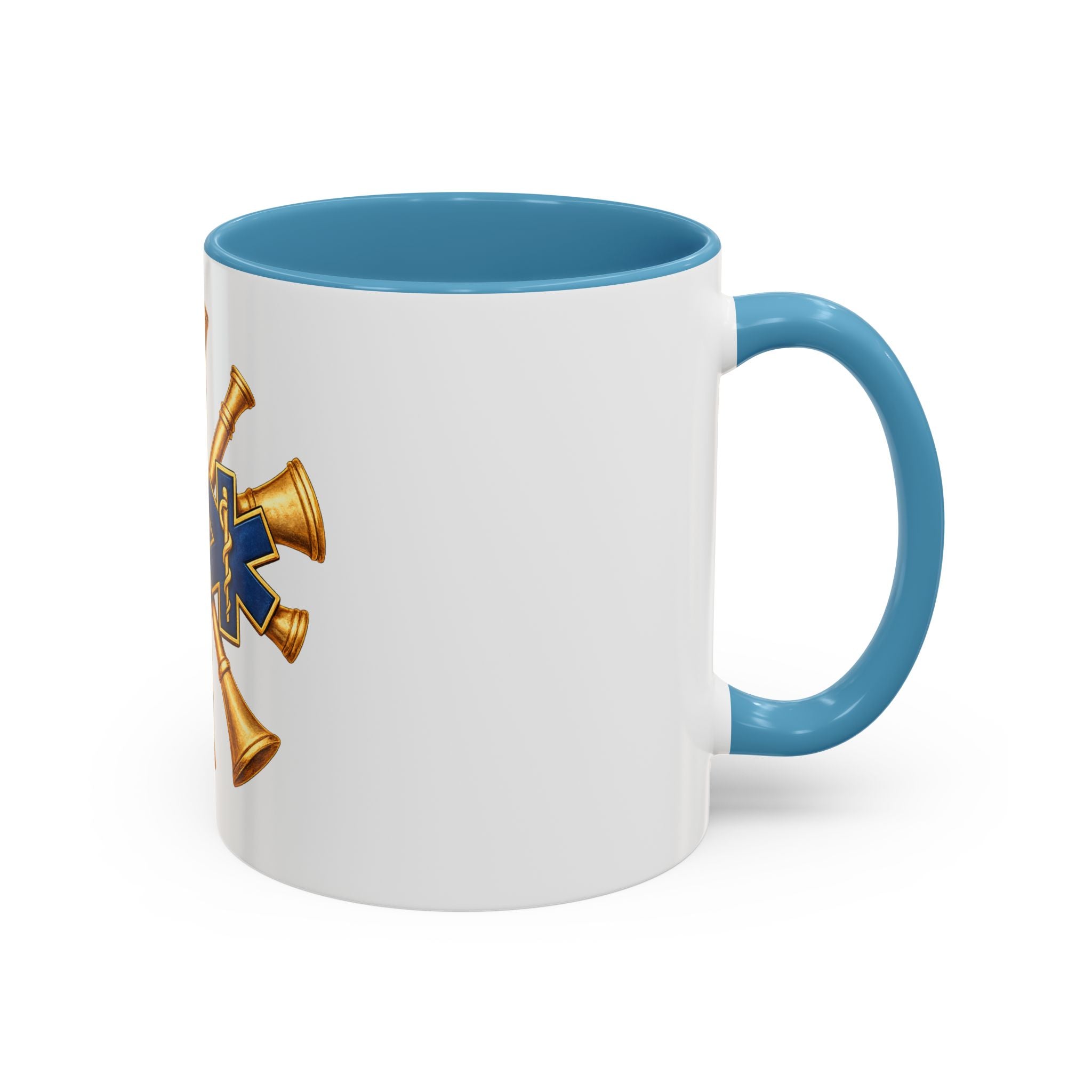 Fire Chief EMS & Firefighter Maltese Cross Coffee Mug — 911 Rescue Medical Emblem Accent Mug