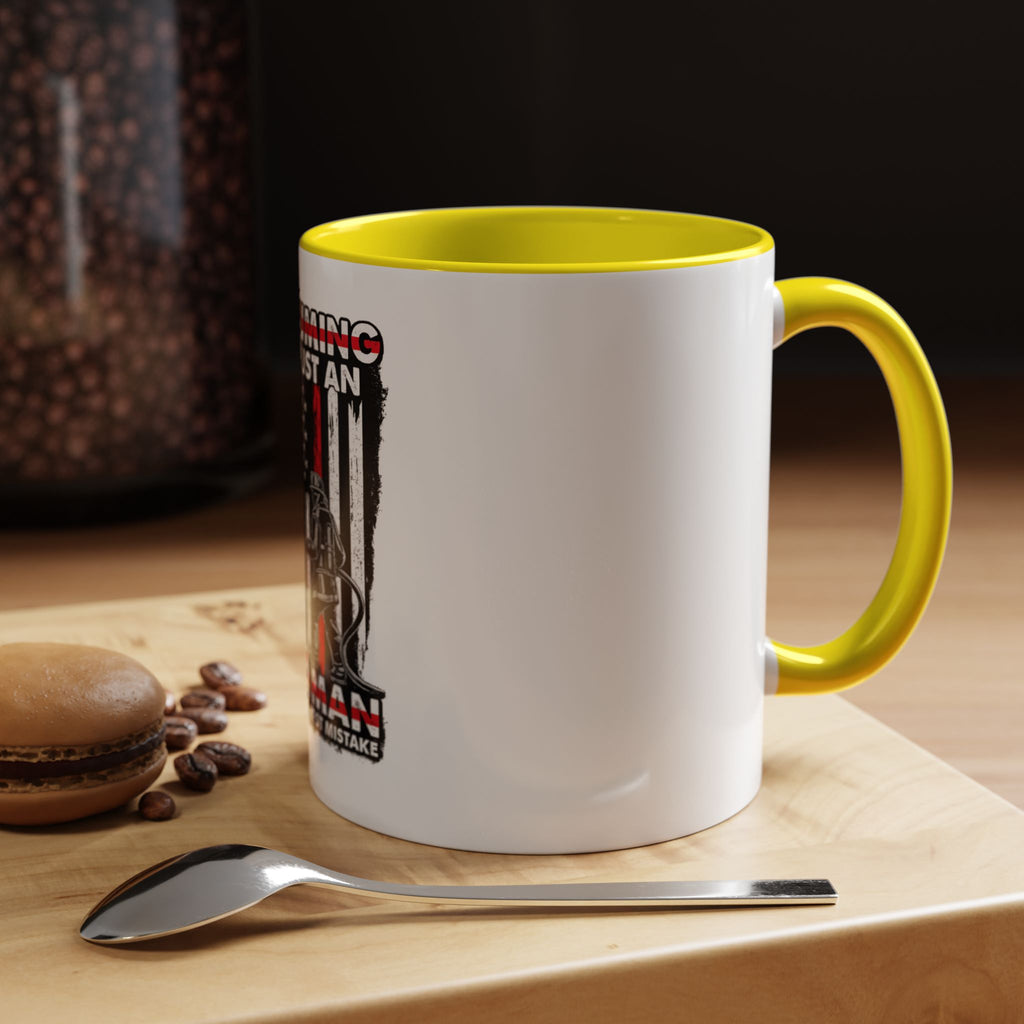 Coffee Mug - "Assuming I'm Just An Old Man" Firefighter Tribute Accent Mug (11/15oz)
