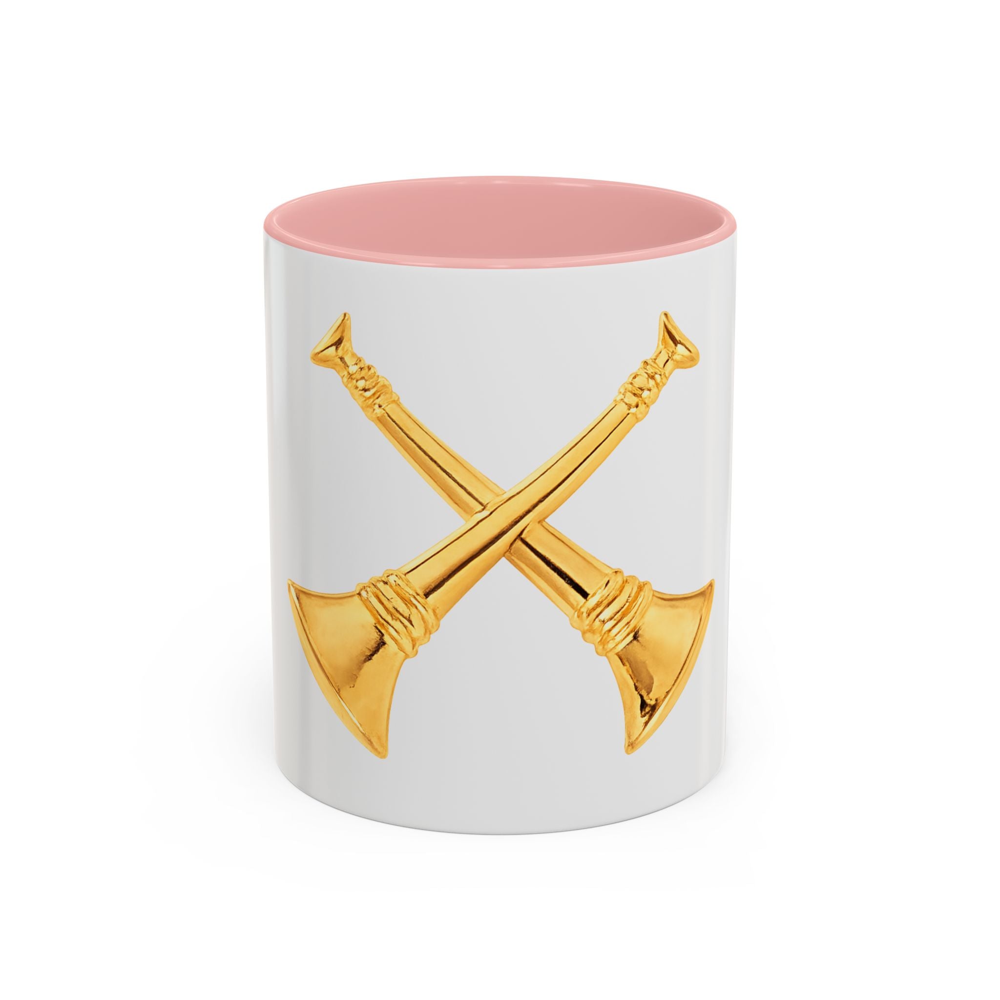 Battalion Chief Collar Insignia Accent Coffee Mug — Firefighter Rank Design (11/15oz)