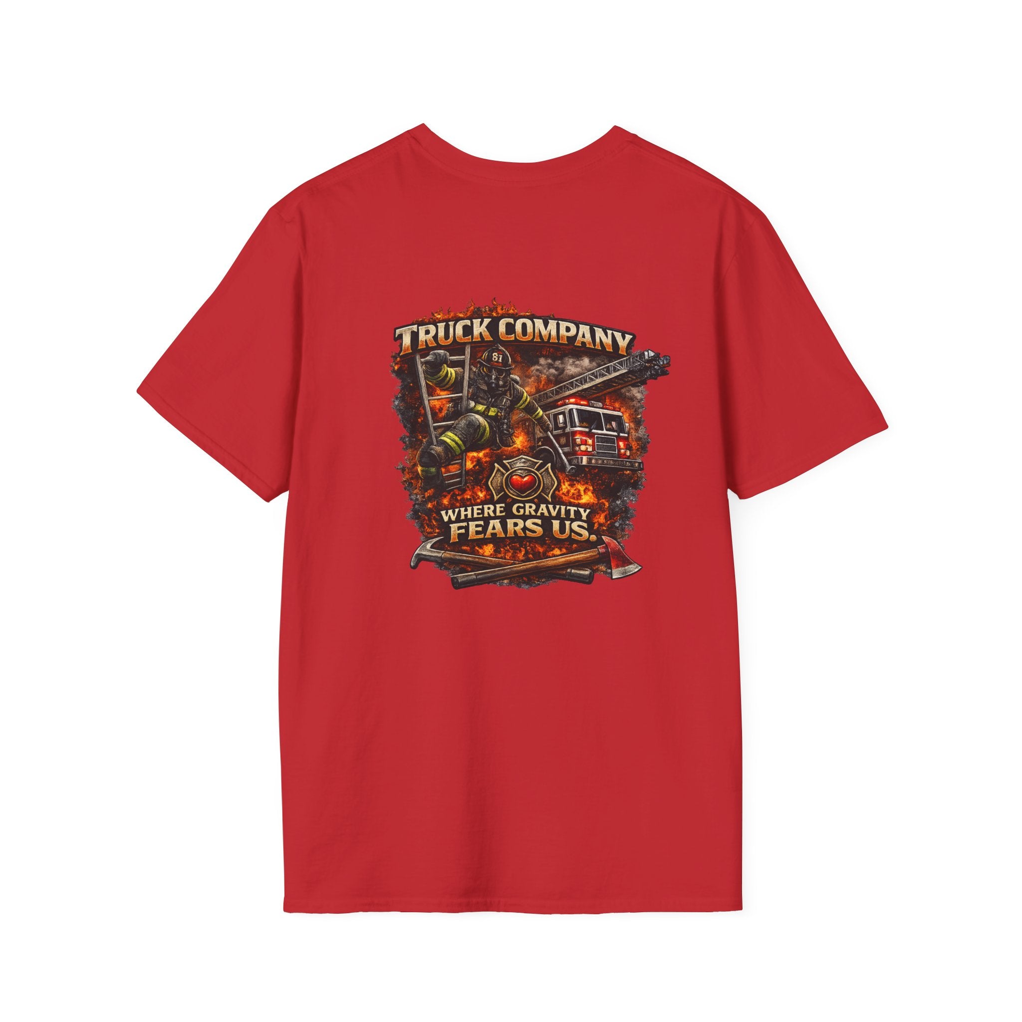 Truck Company T‑Shirt — 'Where Gravity Fears Us'