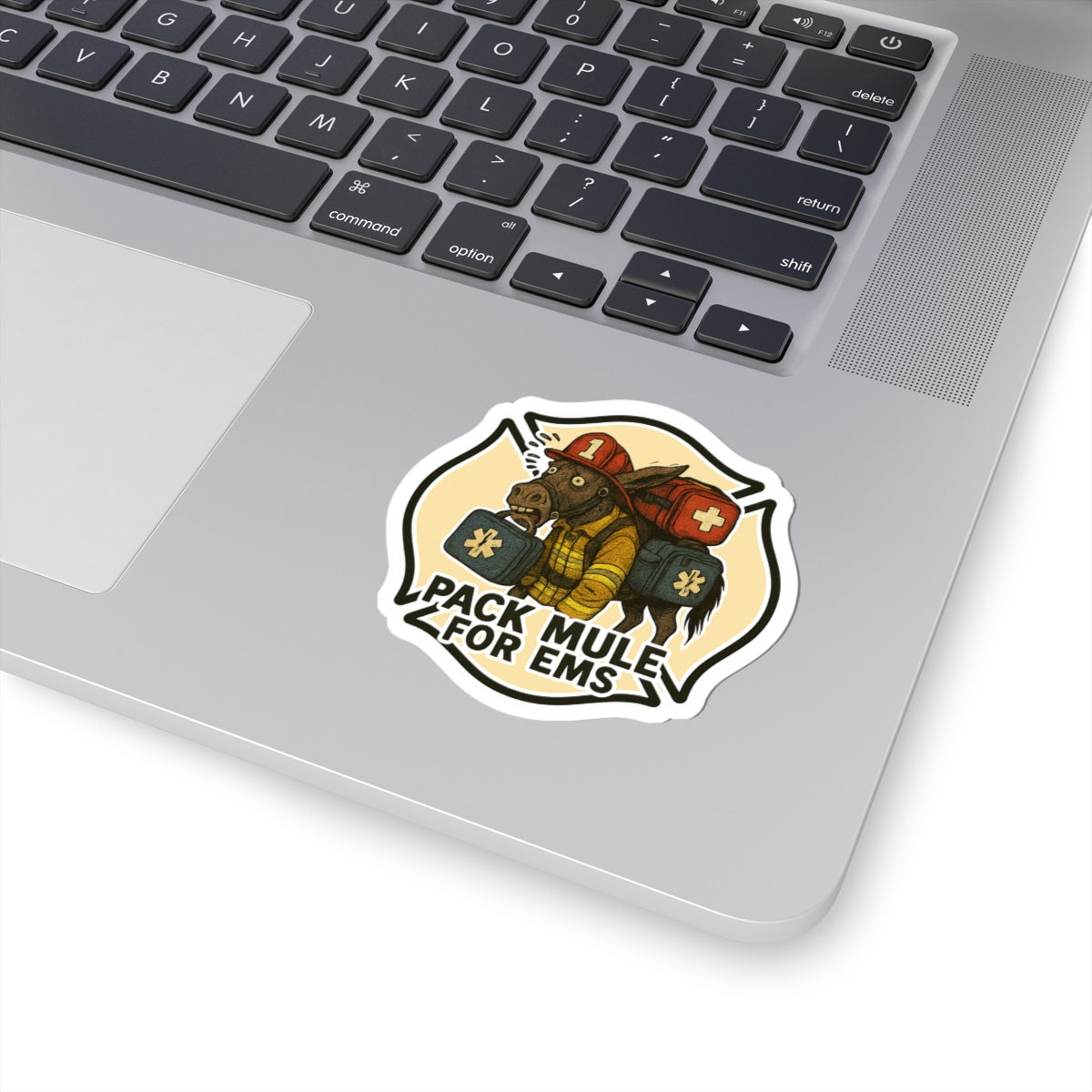 Pack Mule for EMS Kiss-Cut Sticker — Funny Paramedic / EMT Medical Rescue Decal