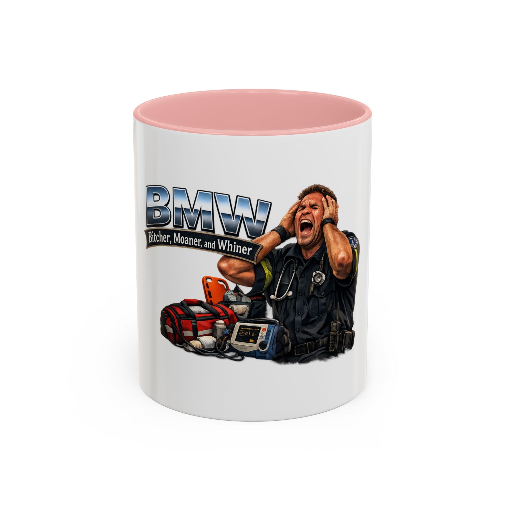 Paramedic Coffee Mug — "Bitter, Manner, and Whiner" EMS Rescue Mug (11/15oz)