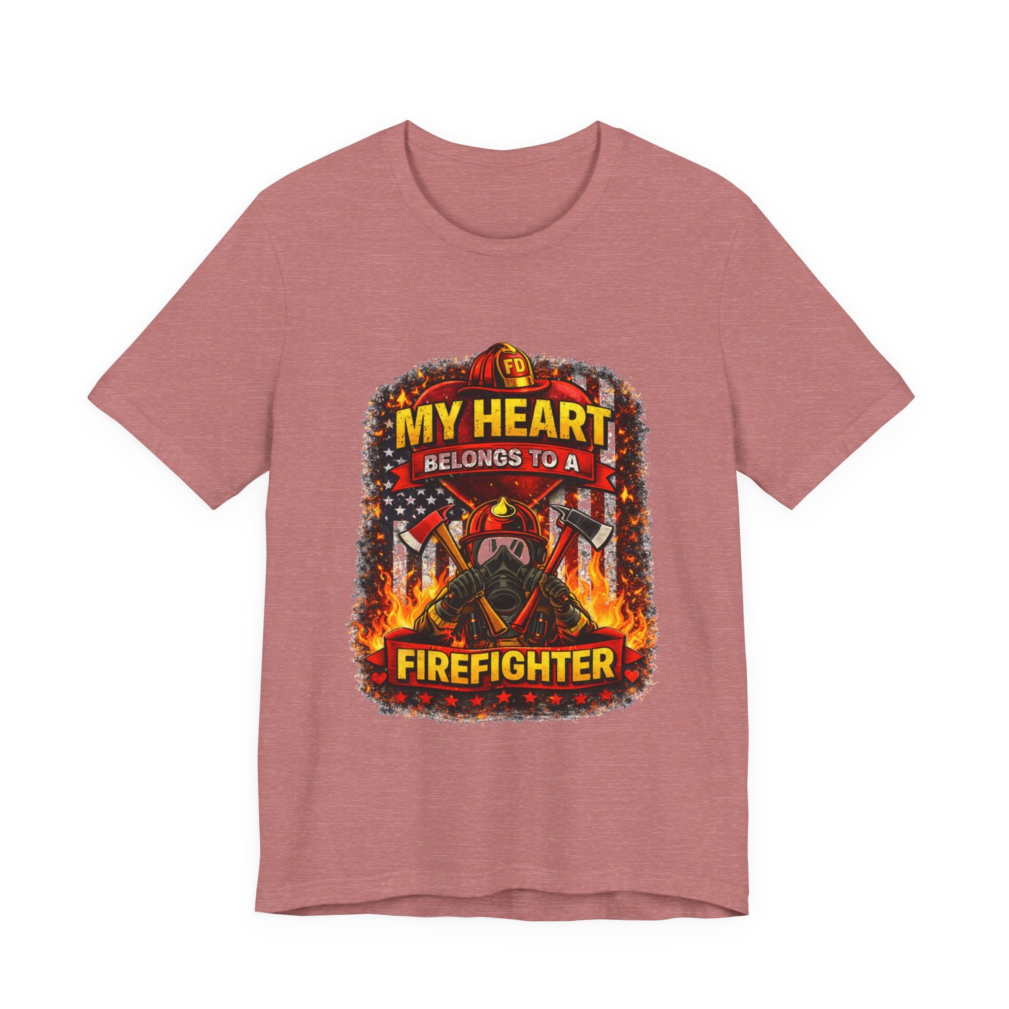 My Heart Belongs to a Firefighter T-Shirt