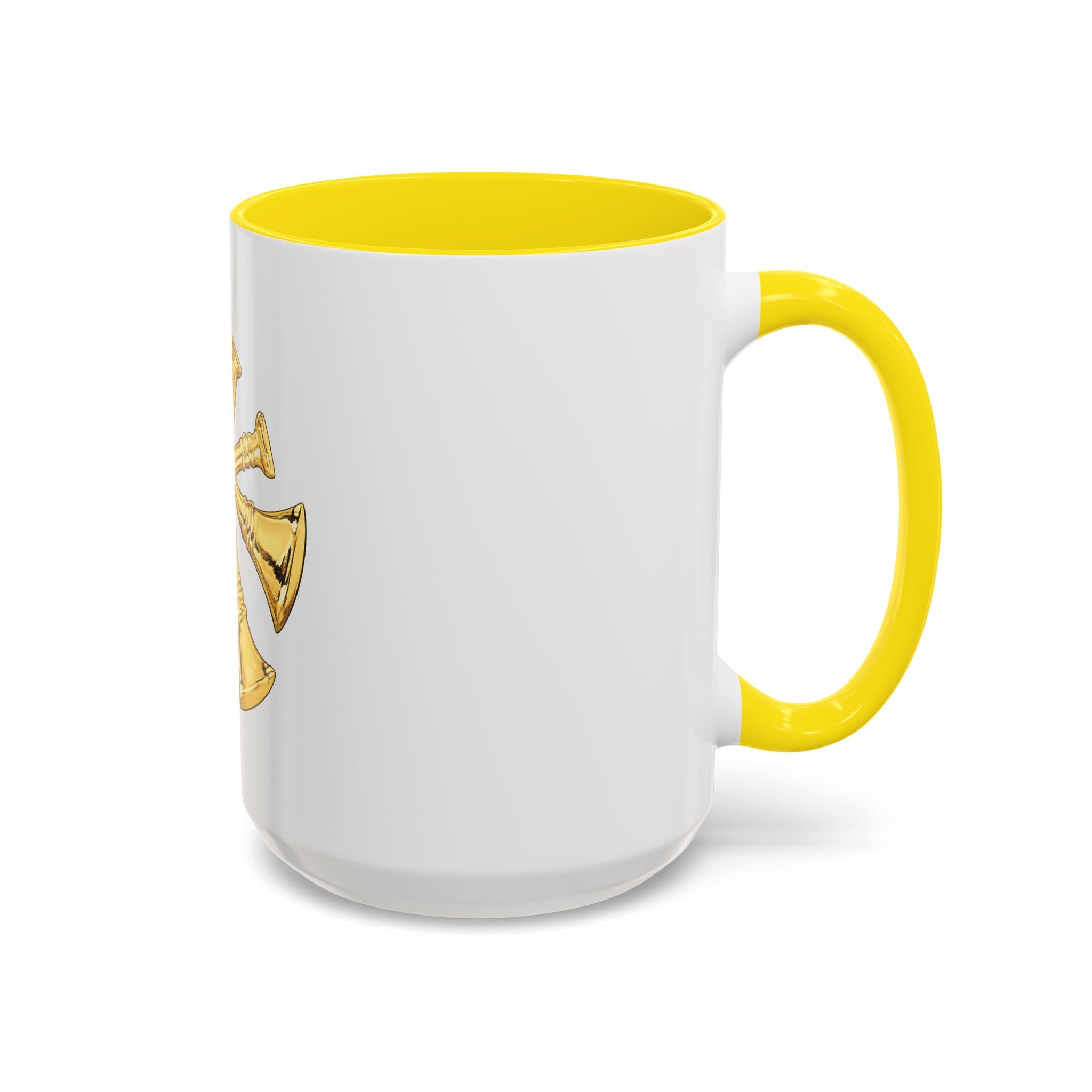 Deputy/Assistant Fire Chief Accent Coffee Mug — Firefighter Rank Insignia (11/15 oz)