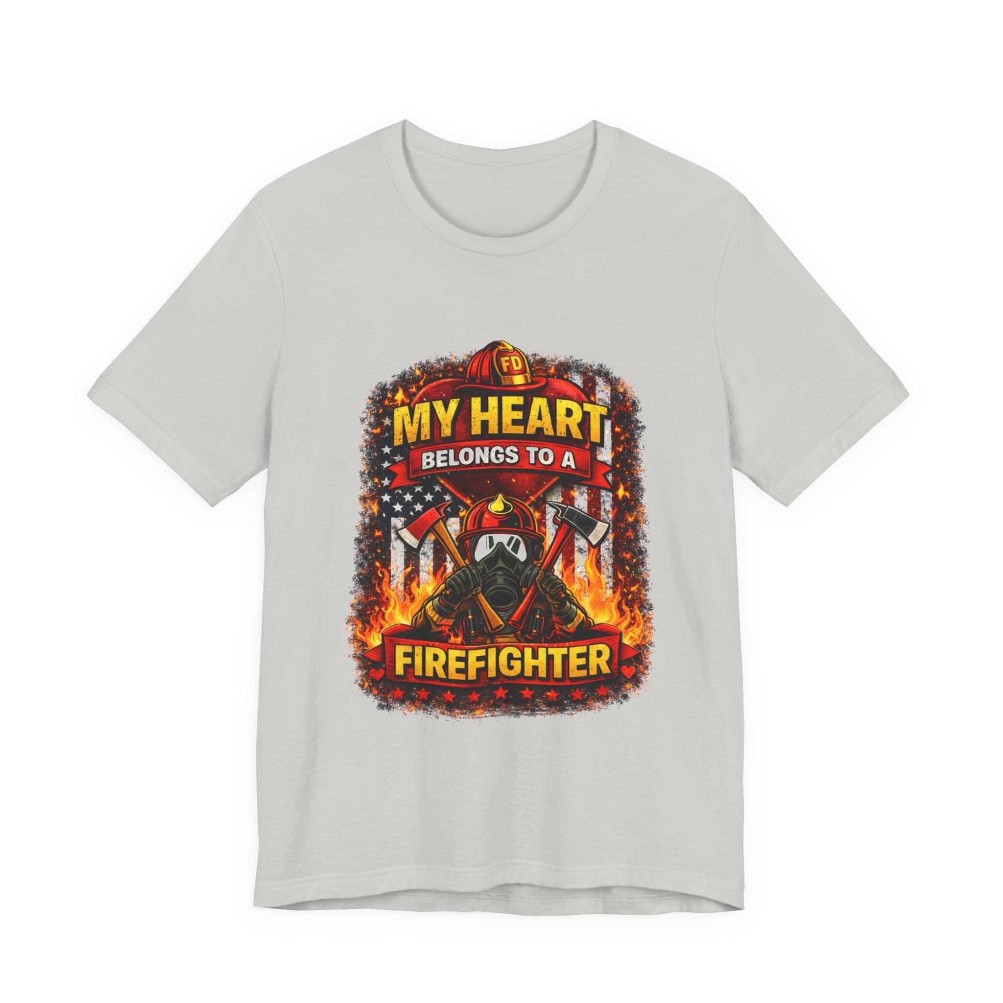 My Heart Belongs to a Firefighter T-Shirt