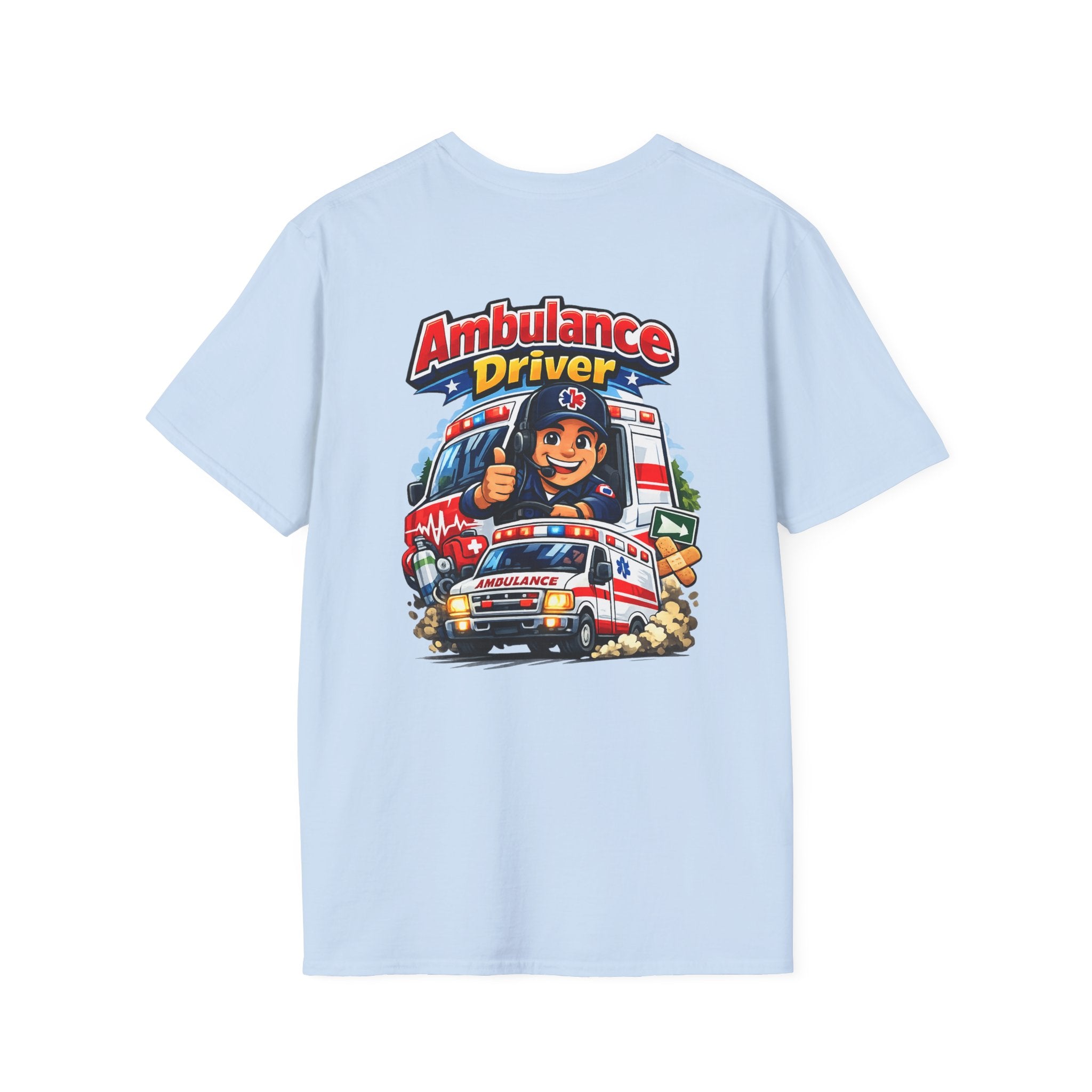 Ambulance Driver T-Shirt – Retro Emergency Vehicle Graphic Tee