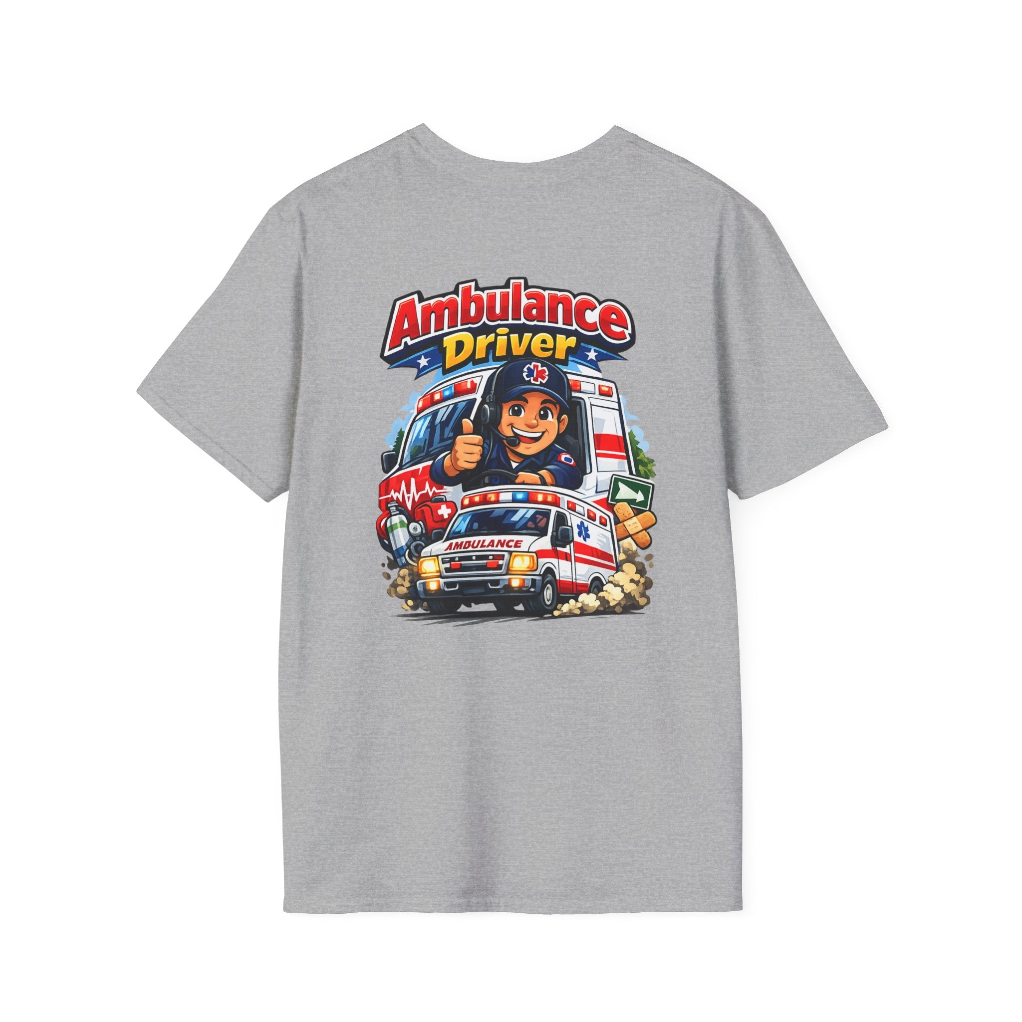 Ambulance Driver T-Shirt – Retro Emergency Vehicle Graphic Tee