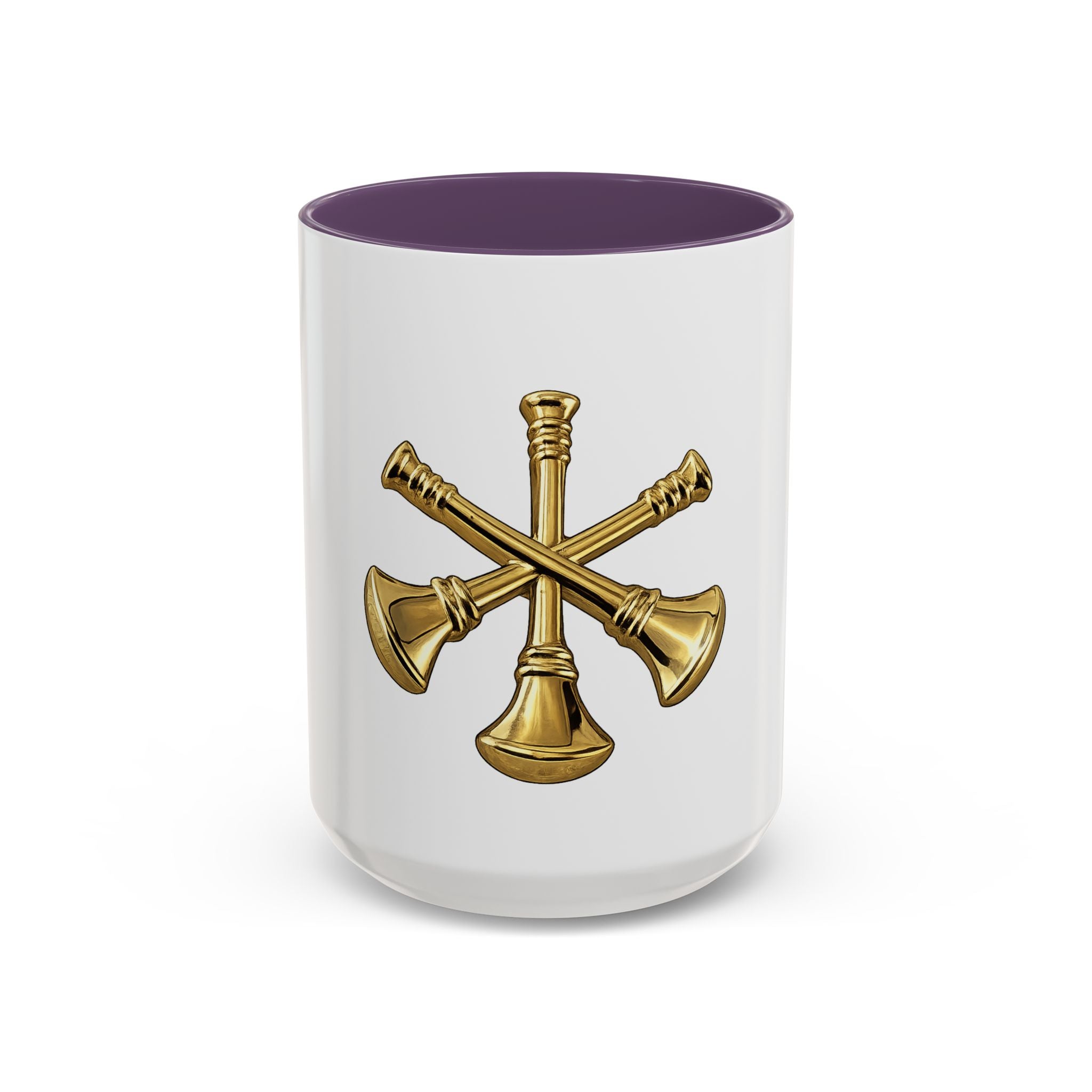 Fire Deputy Chief Accent Coffee Mug — Fire Division Chief Rank Graphic (11/15oz)