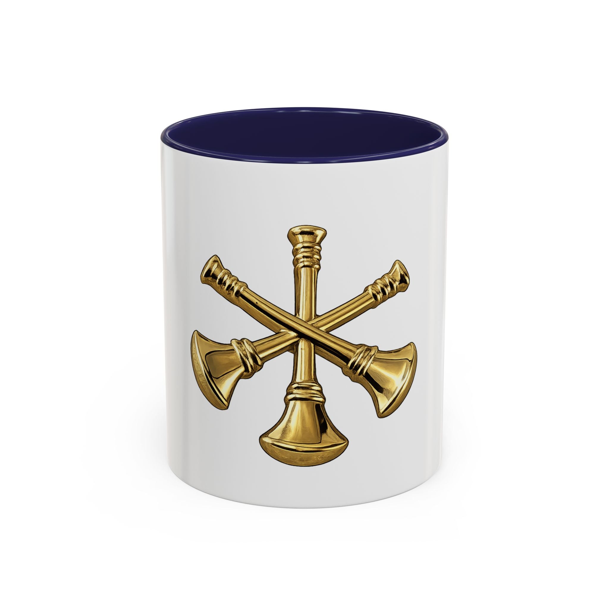 Fire Deputy Chief Accent Coffee Mug — Fire Division Chief Rank Graphic (11/15oz)